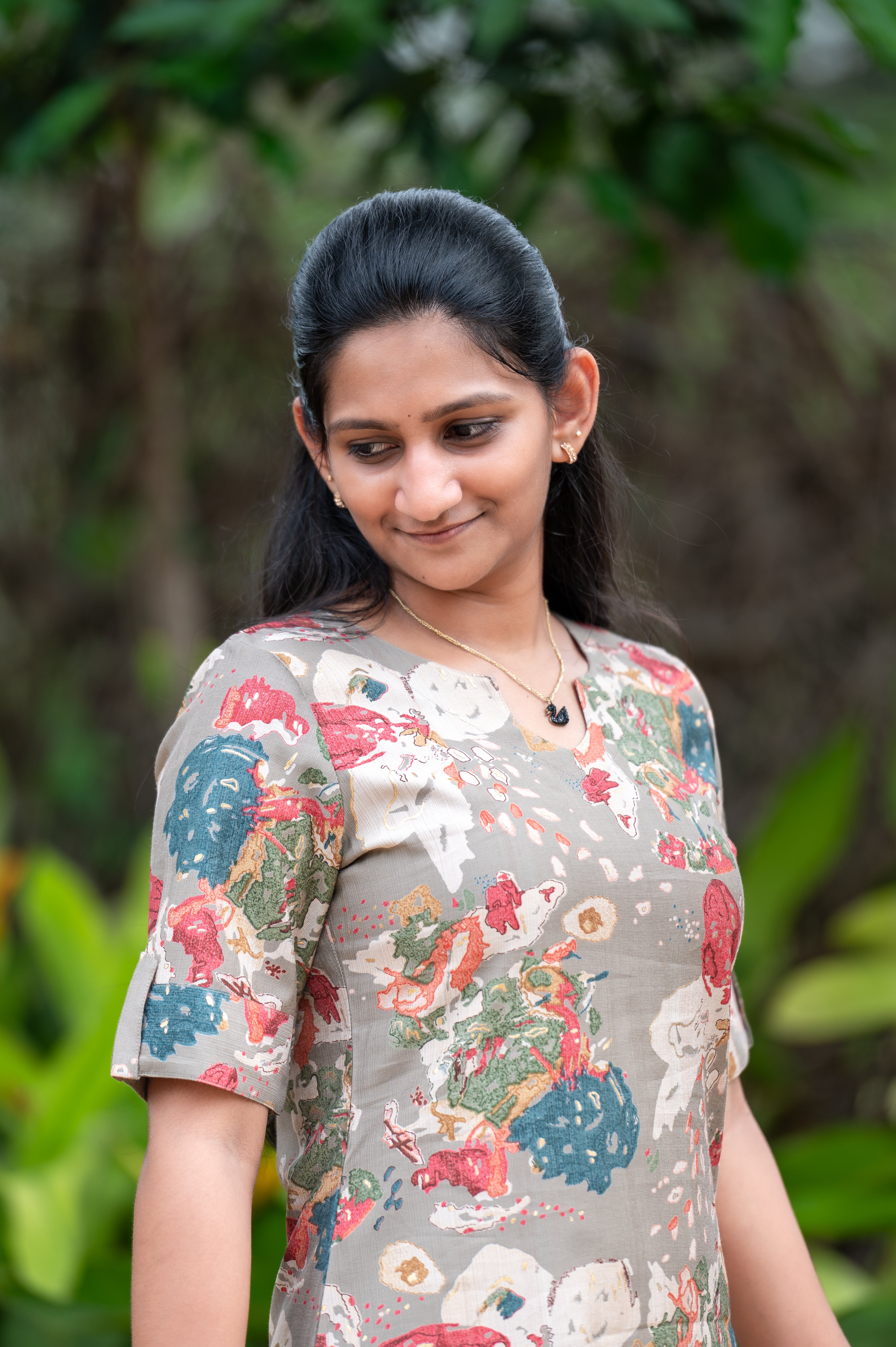 🌿🌸Misty Garden Floral Kurti