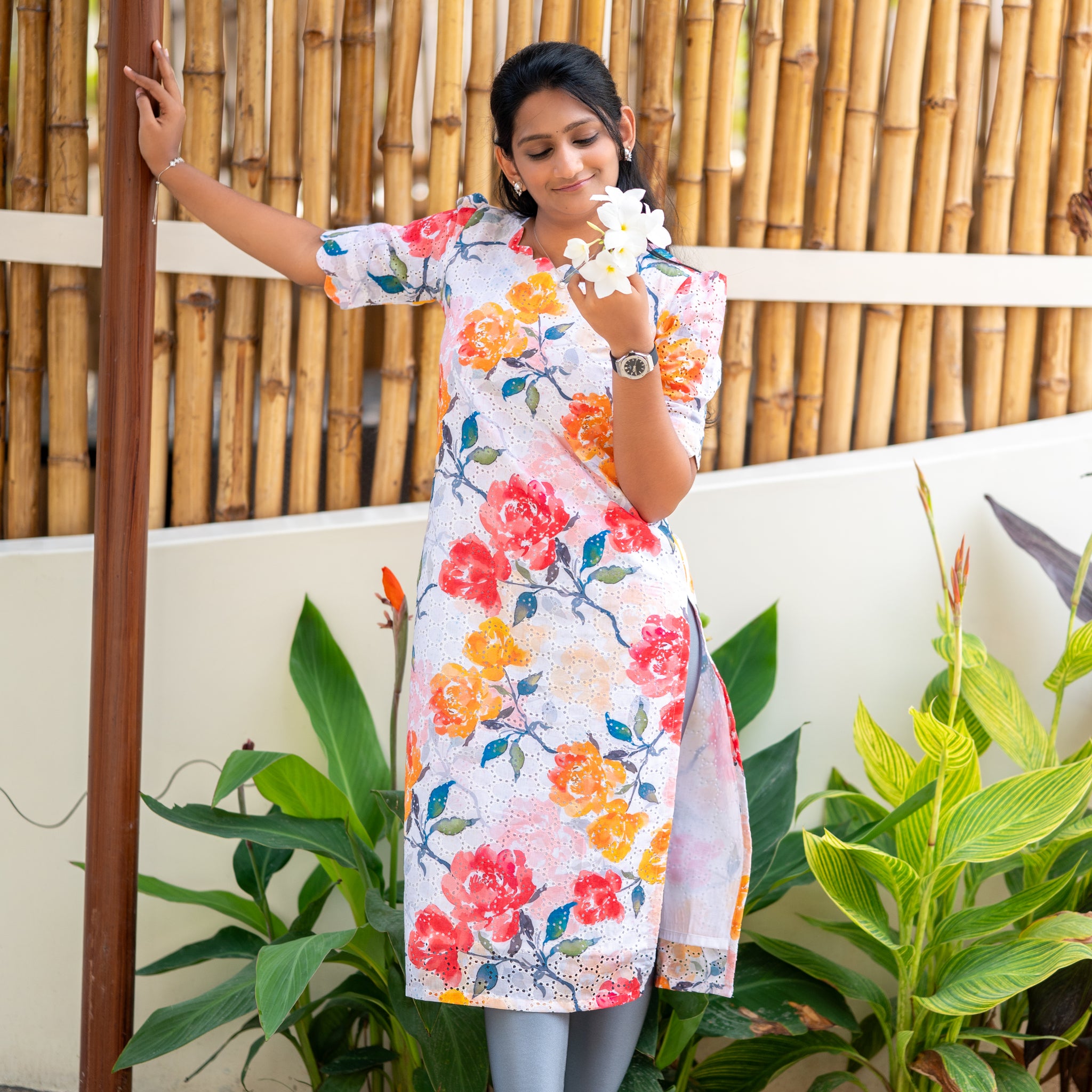 🍥Floral Grace Kurti
