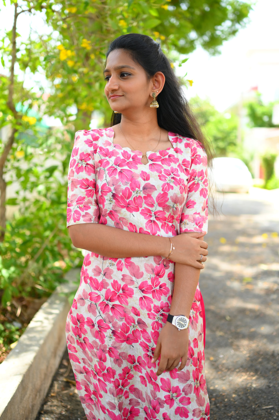 Naazira Floral Grace Kurti 1915
