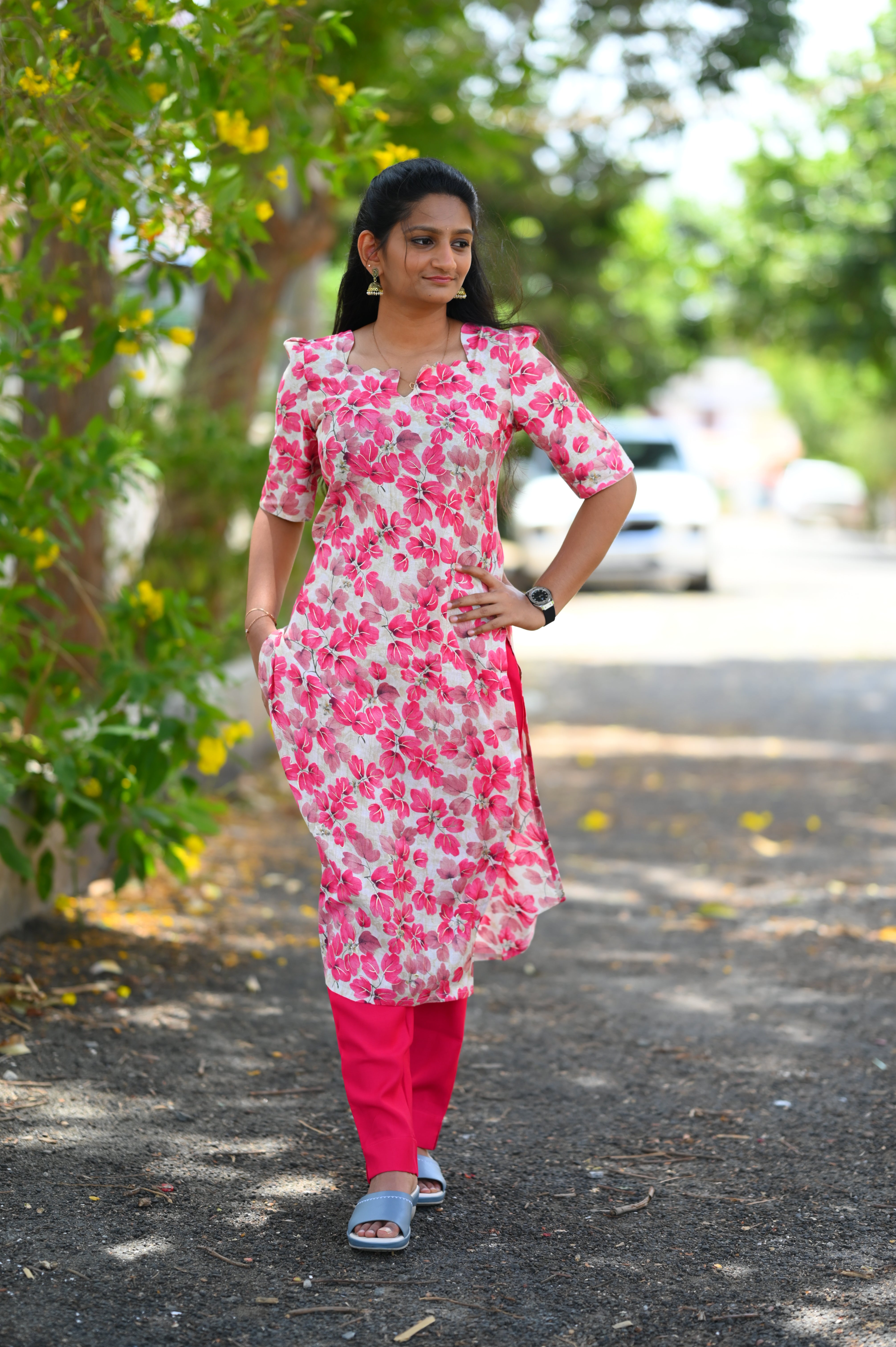 Naazira Floral Grace Kurti 1915