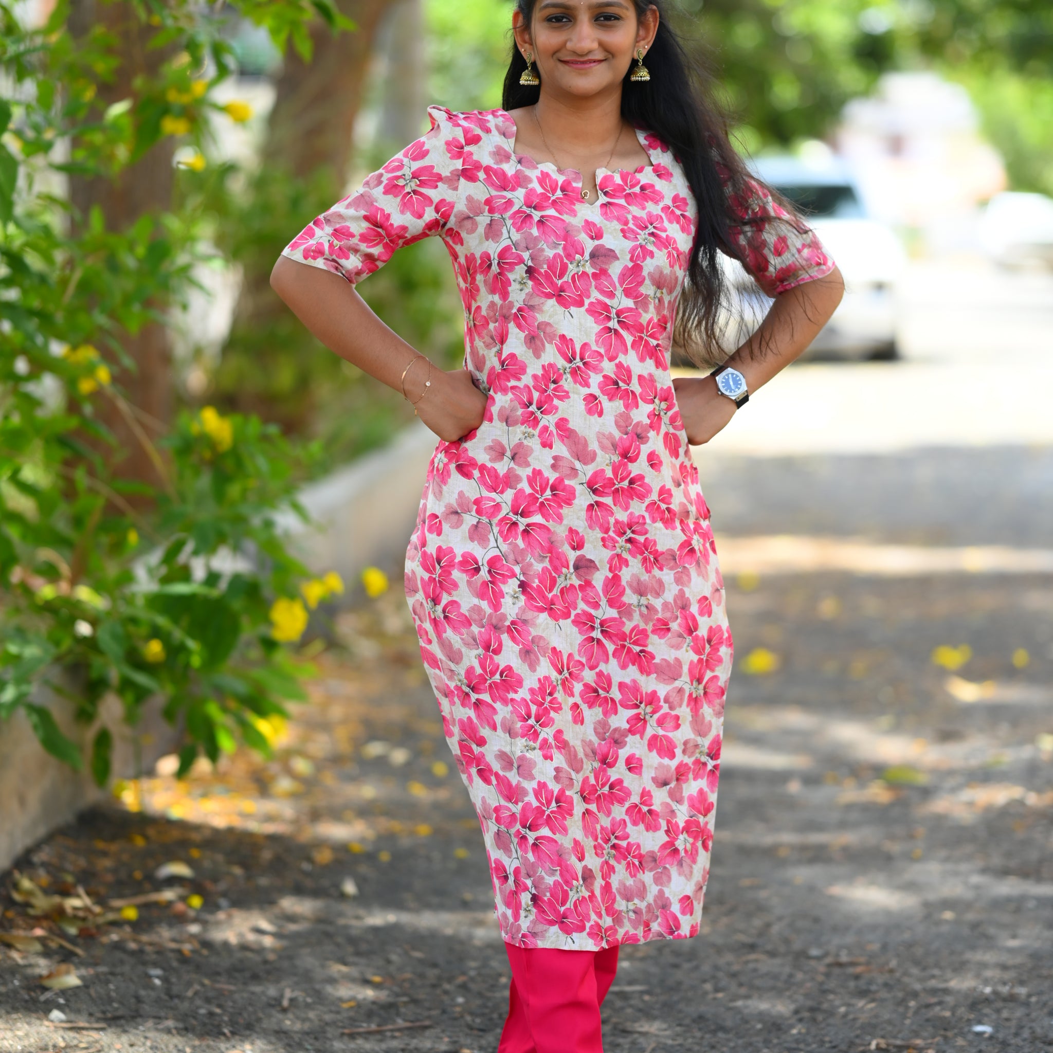 Naazira Floral Grace Kurti 1915