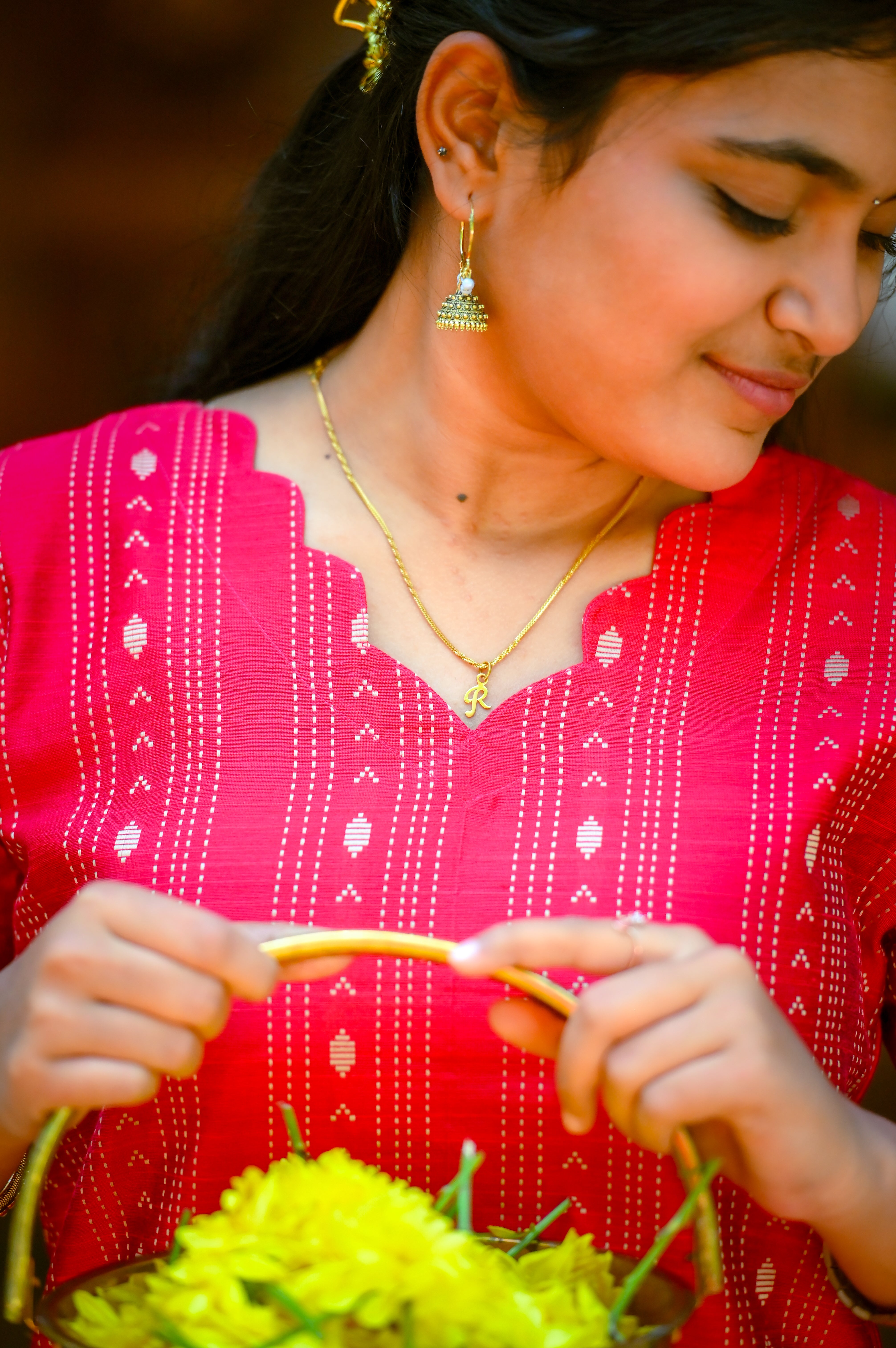 🌸 Saanvi Heritage Raw Silk Kurti
