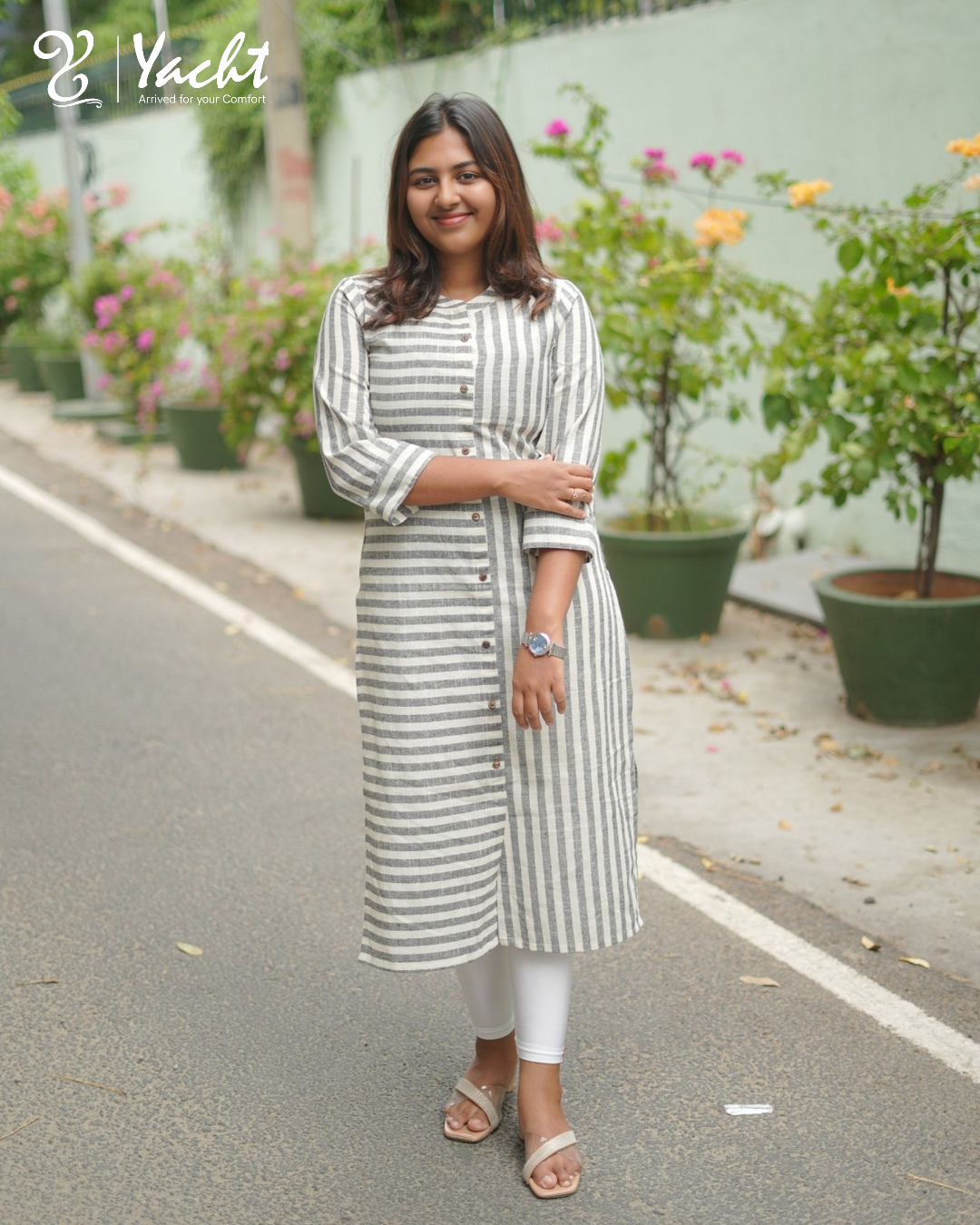 Ashwood Stripe Harmony Kurti