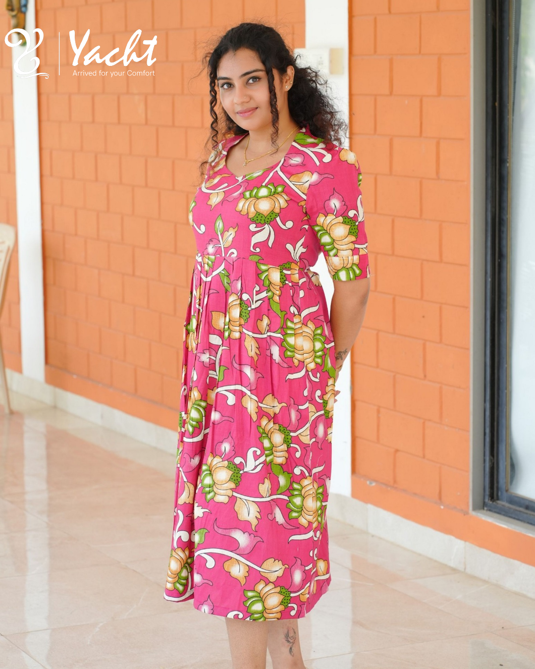 Blush Bloom Floral Maxi Dress