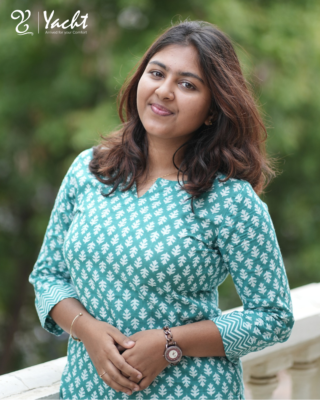 ✨ Emerald Leaf Harmony Kurti Set