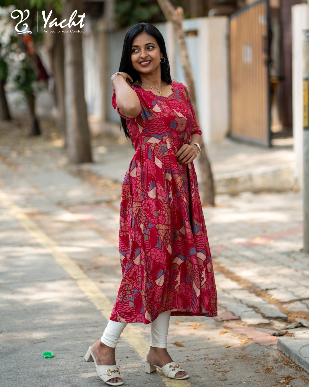 ❤️Printed Flared Maxi
