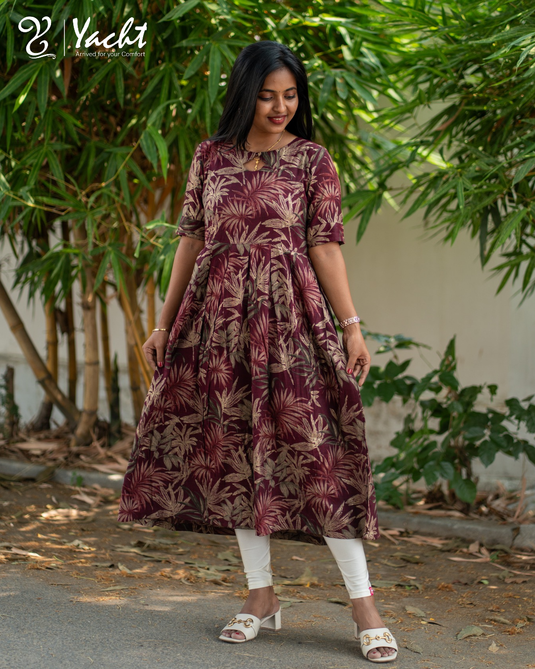❤️Midnight Bloom Flared MAXI
