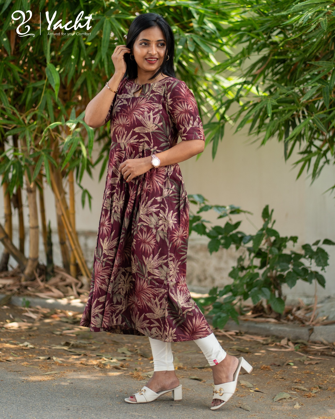 ❤️Midnight Bloom Flared MAXI