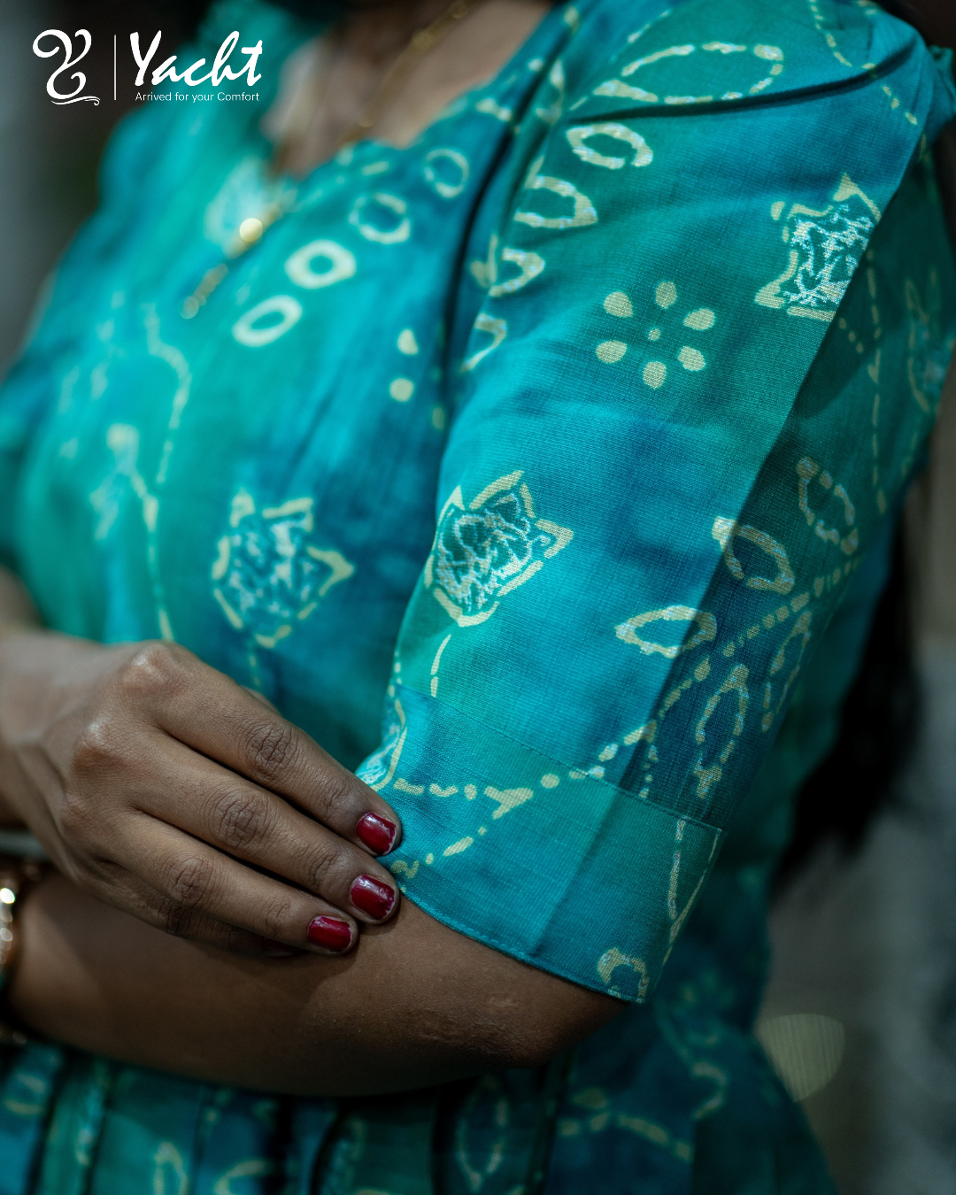 🌿Peacock green Bloom Maxi