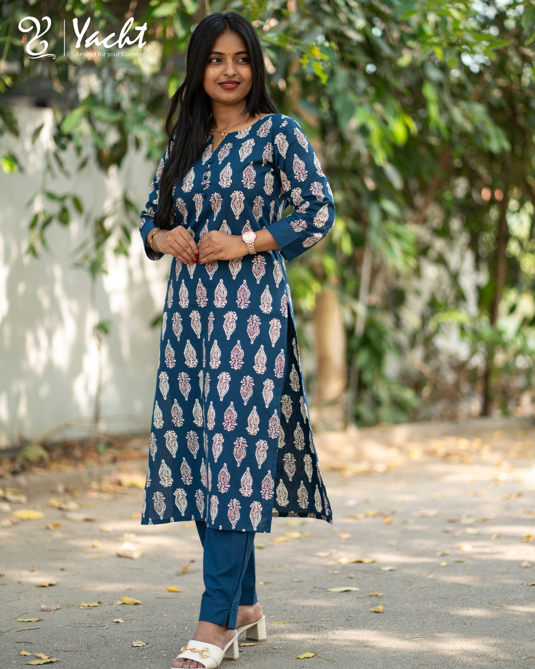 💙Navy Royal Essence Kurti set