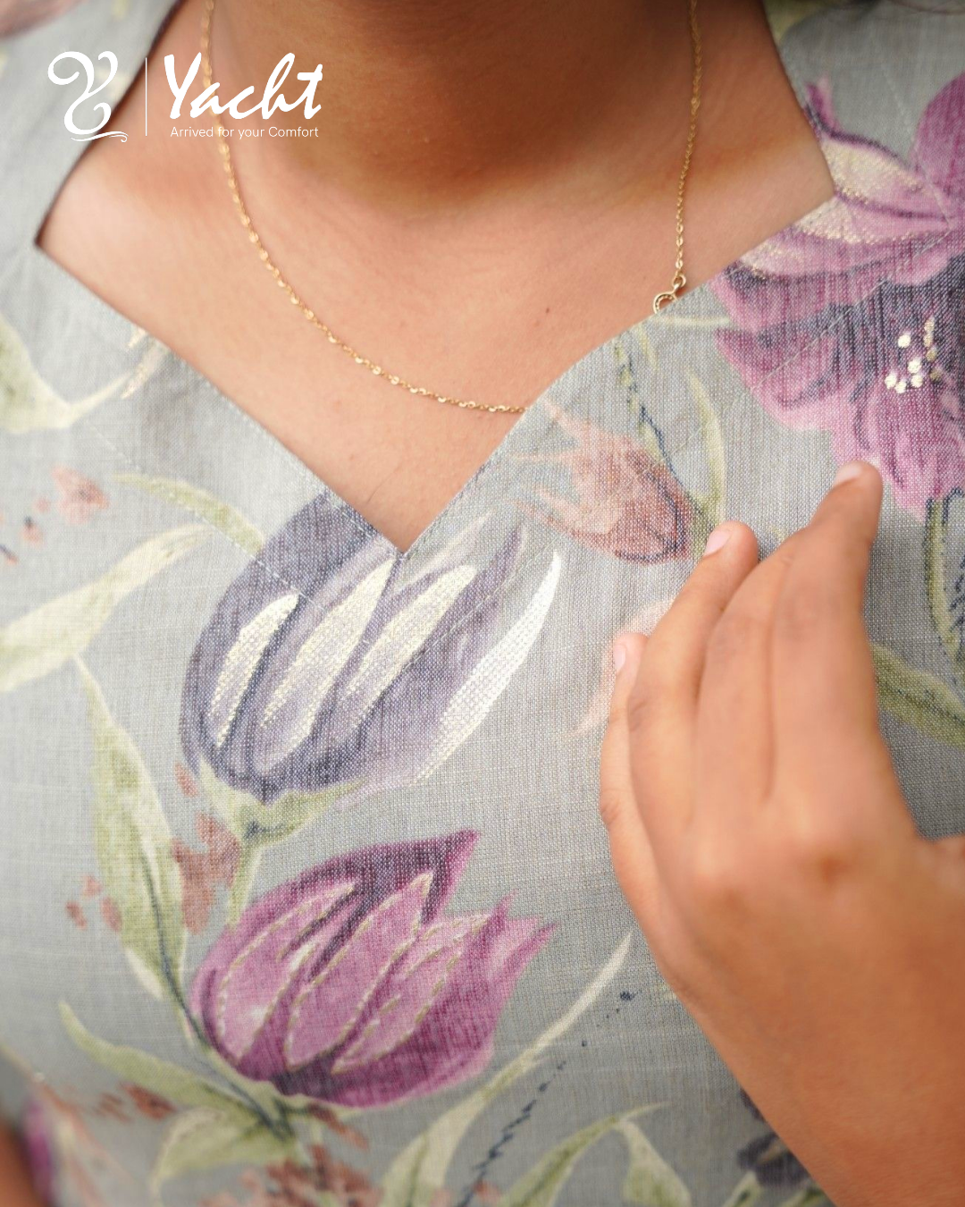 🌸Lavender Bloom Floral Maxi Dress
