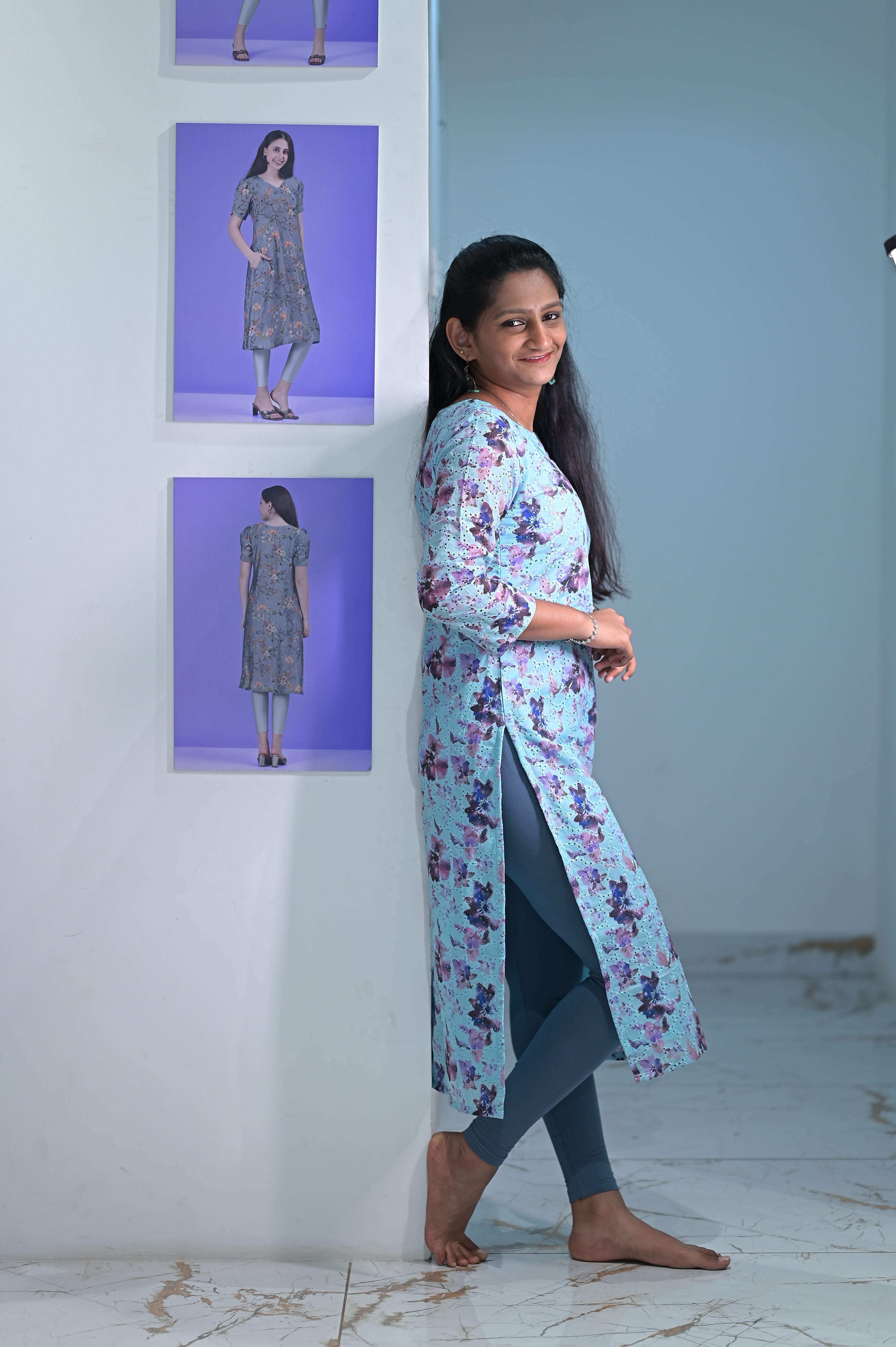 Lavender Breeze Kurti 1929