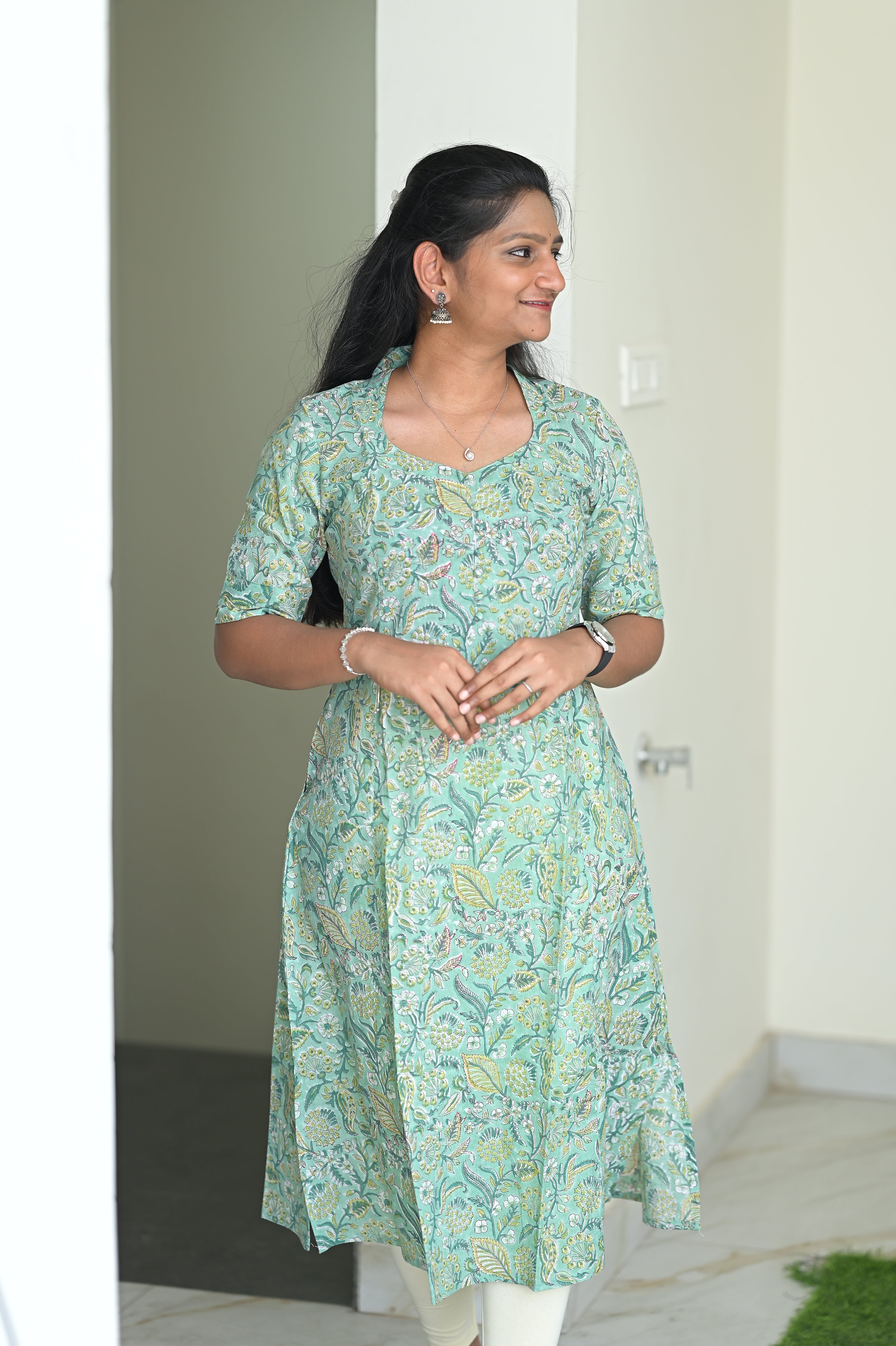 Mint Meadow Kurti 1910