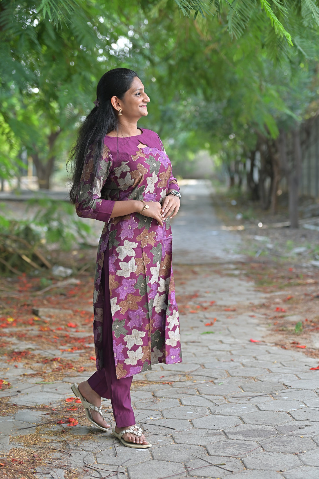 Autumn Bloom Kurti 1921