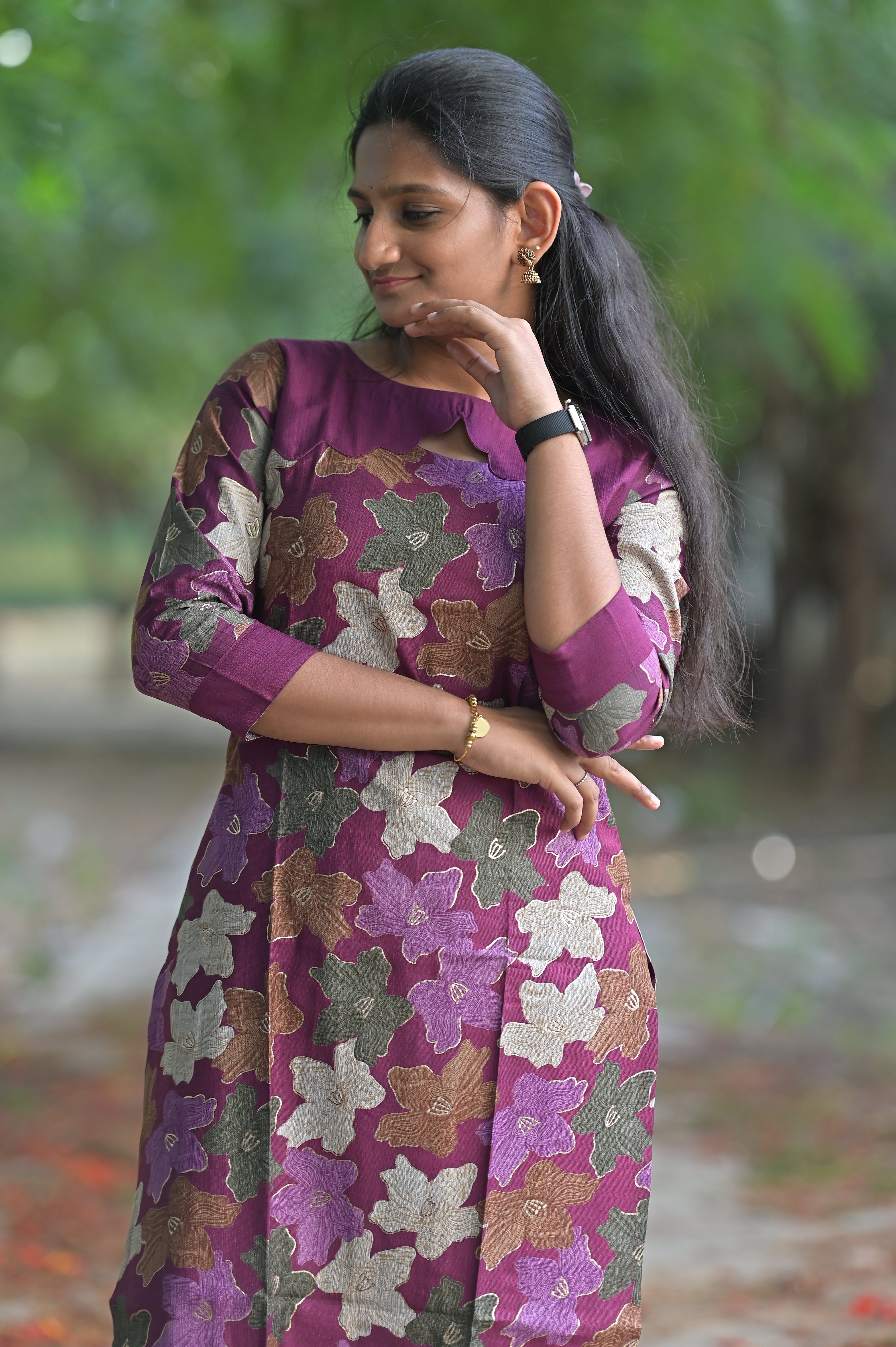 Autumn Bloom Kurti 1921