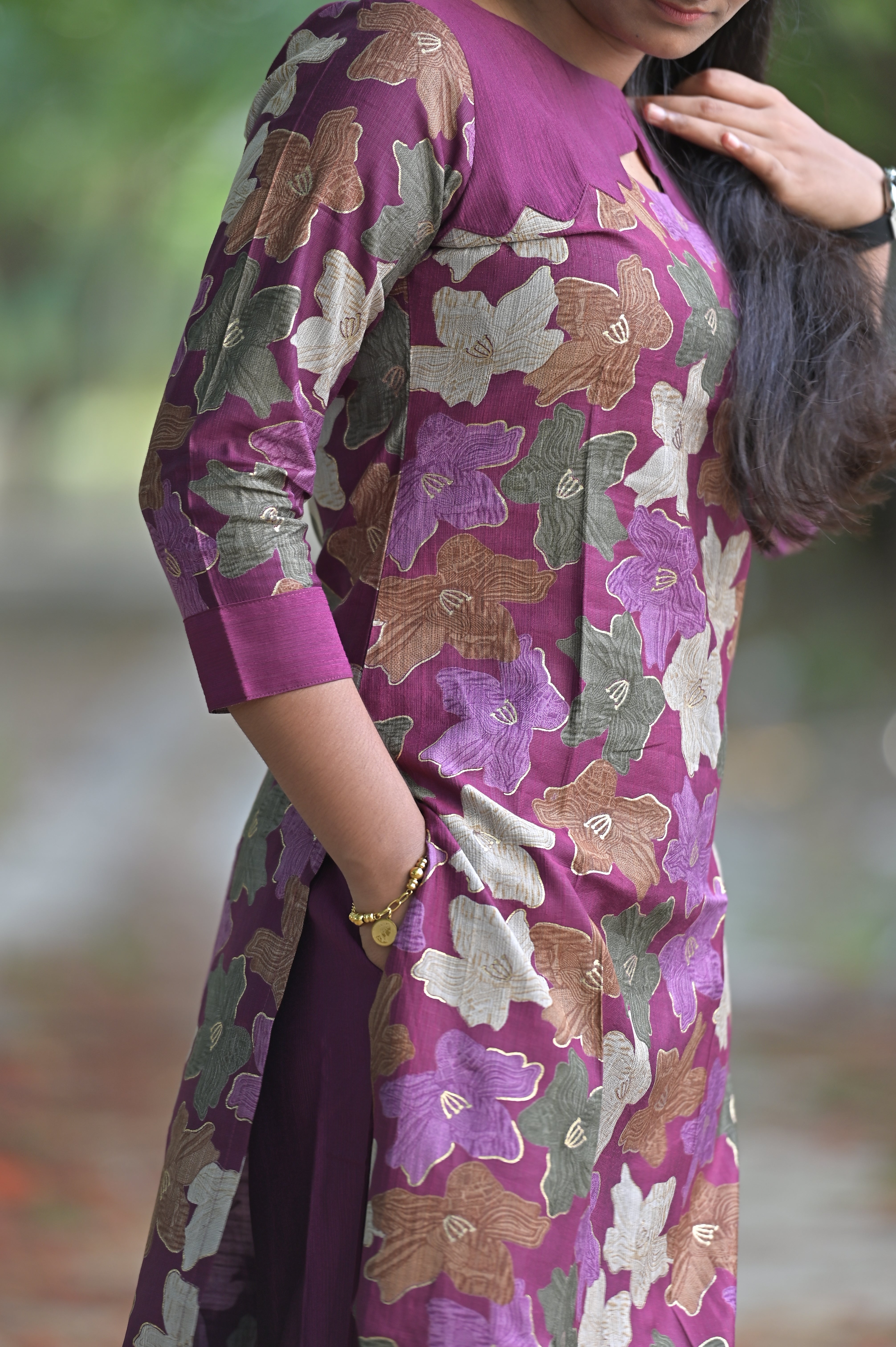 Autumn Bloom Kurti 1921