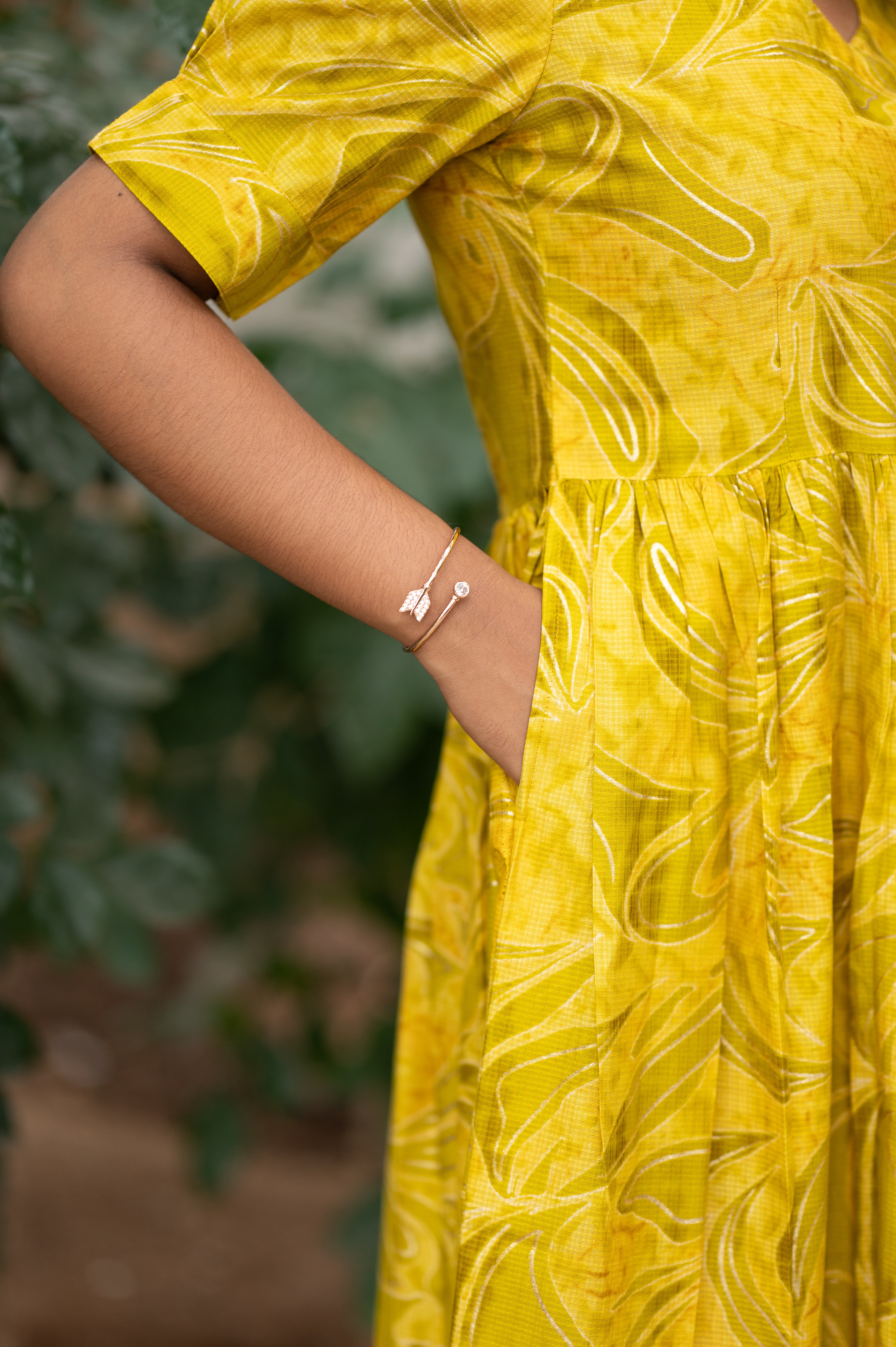 🌼✨Golden Glow Flared Kurti