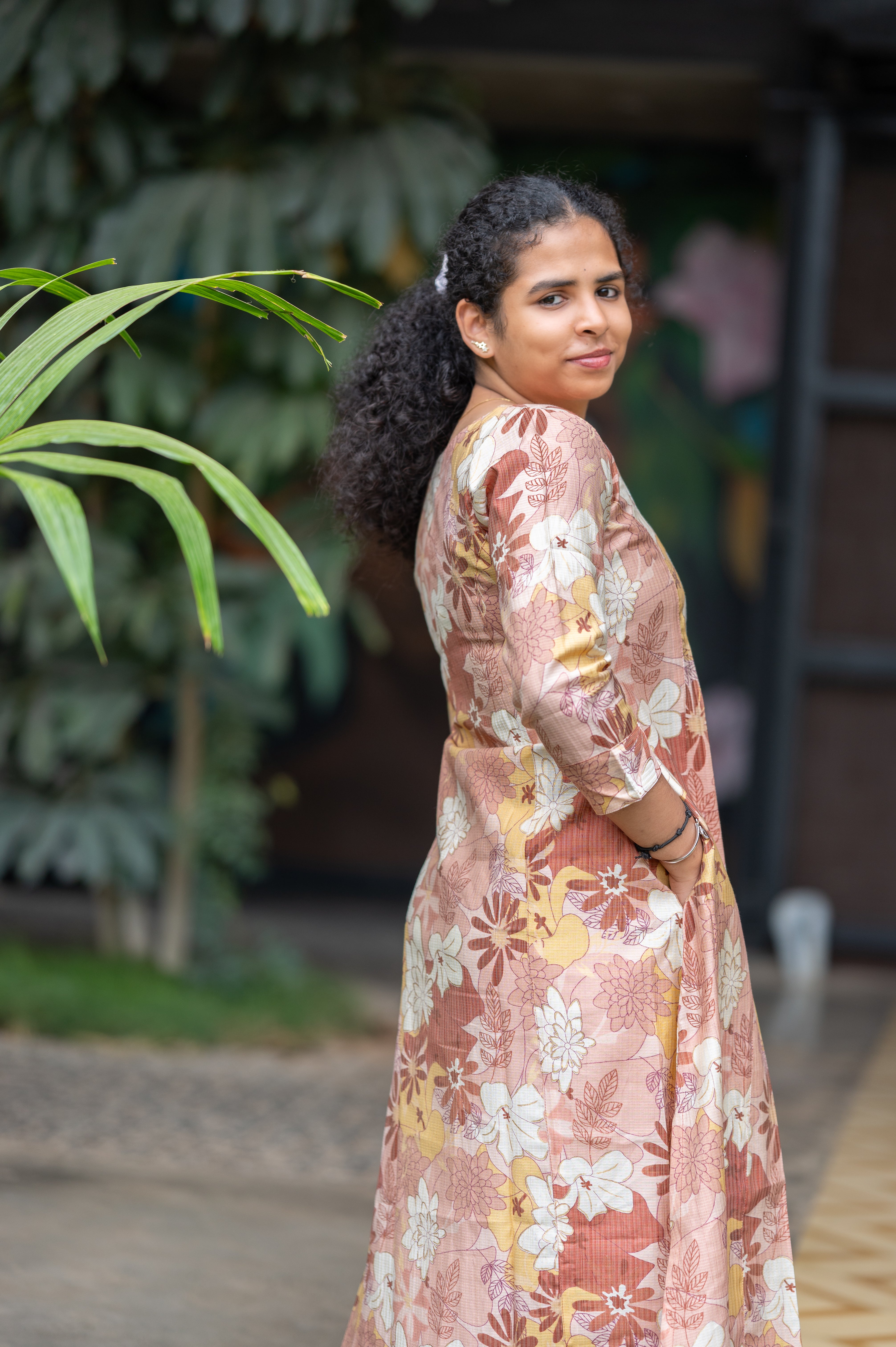 🐿️charming copper Blossom Kurti