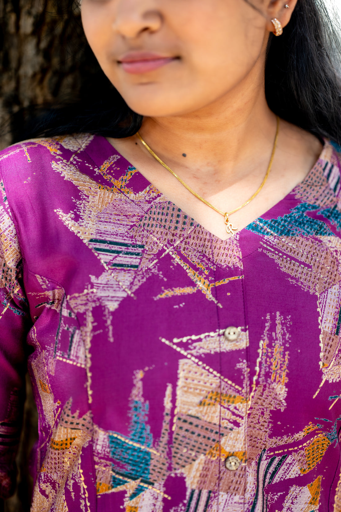 🪻Perfect Purple A-Line Kurti "