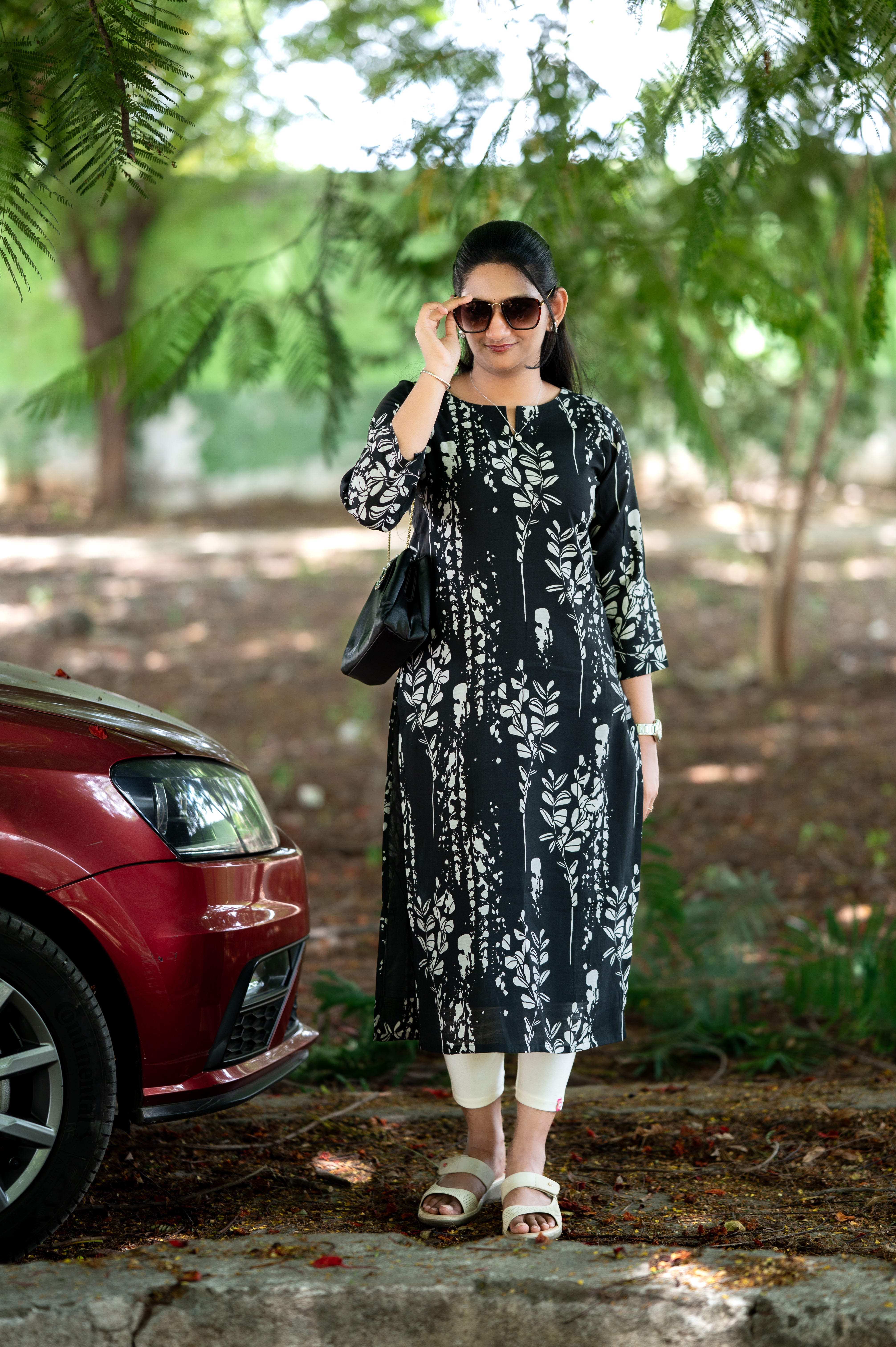🌚Black Moon  kurti