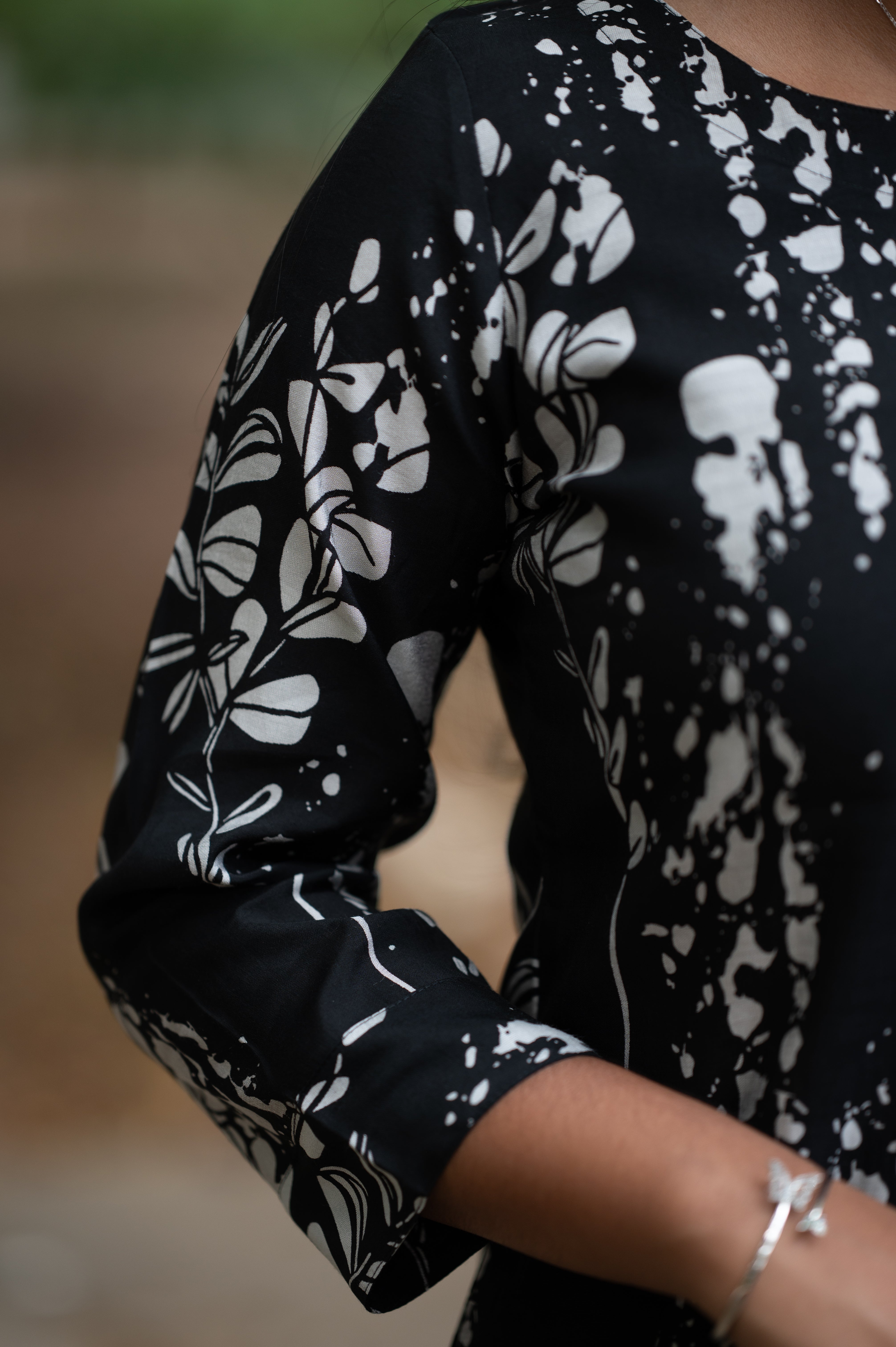 🌚Black Moon  kurti
