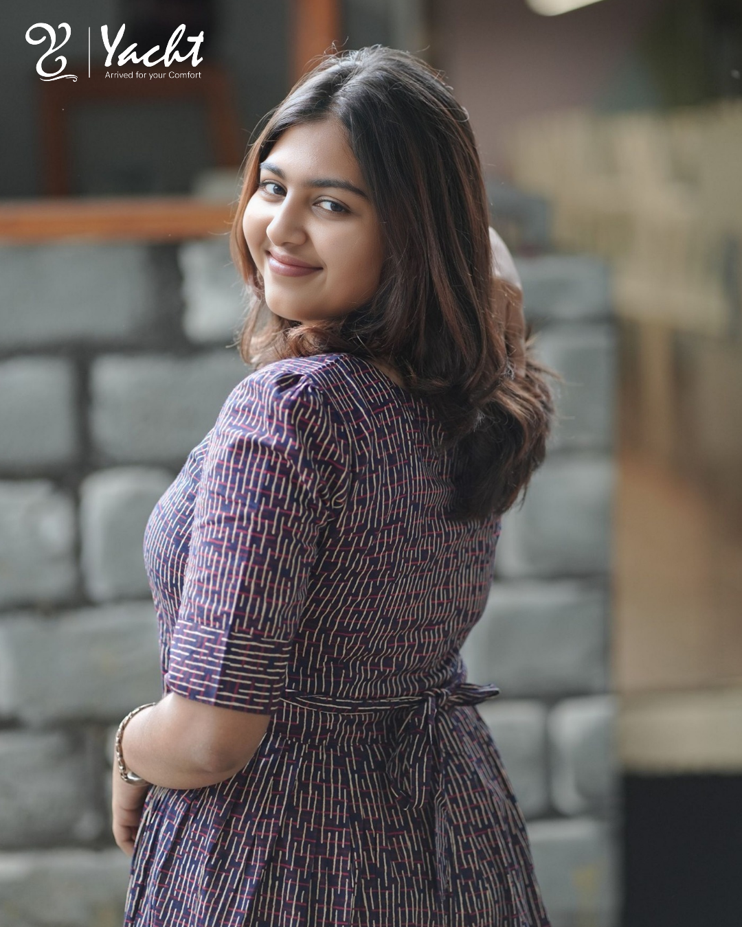 ✨ Midnight Maze Flare Kurti