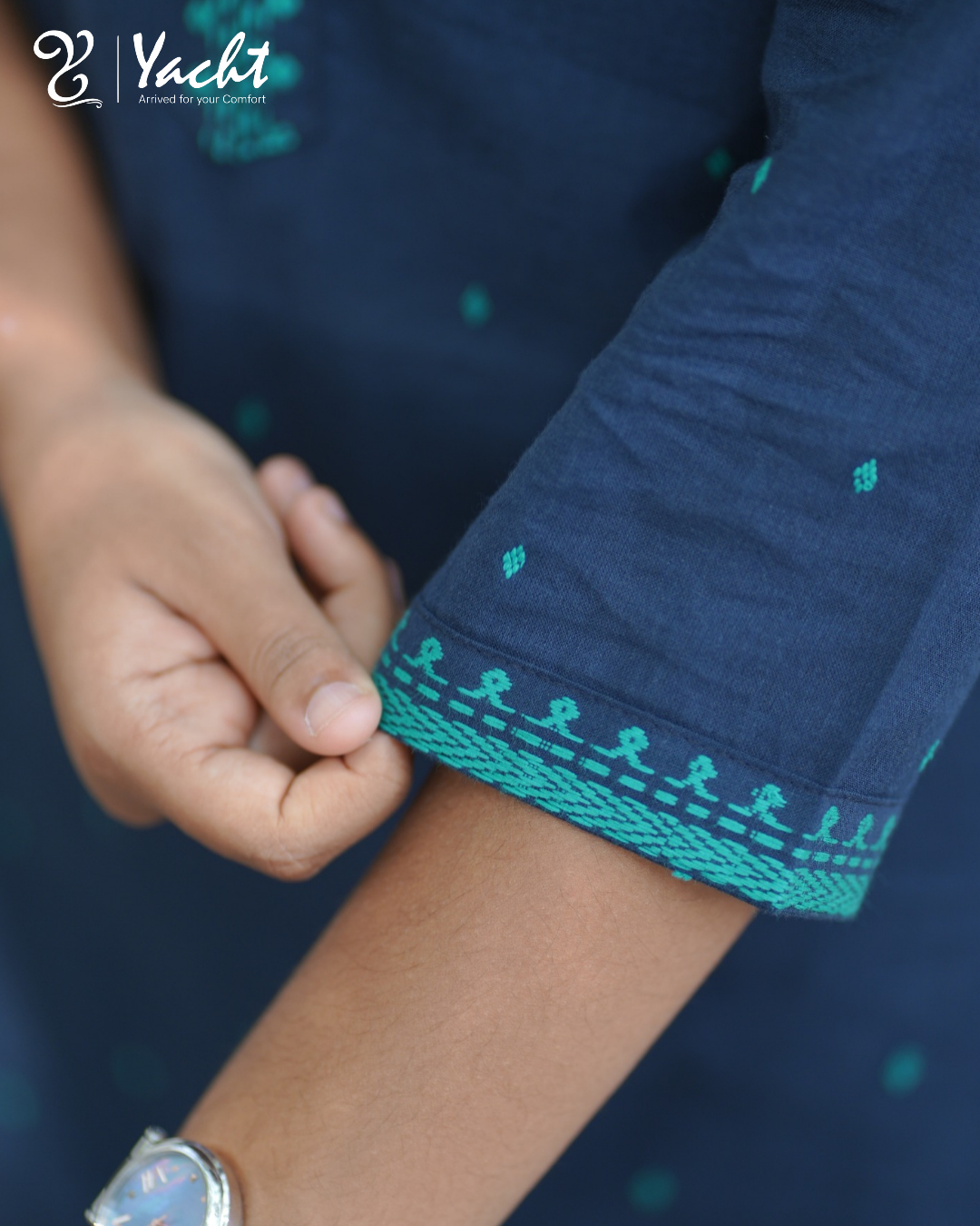 ✨ Midnight Teal Grace Kurti ✨