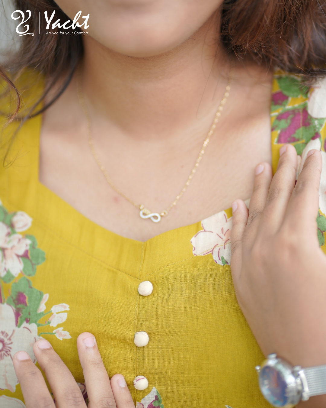 Mustard Yellow Floral  Maxi