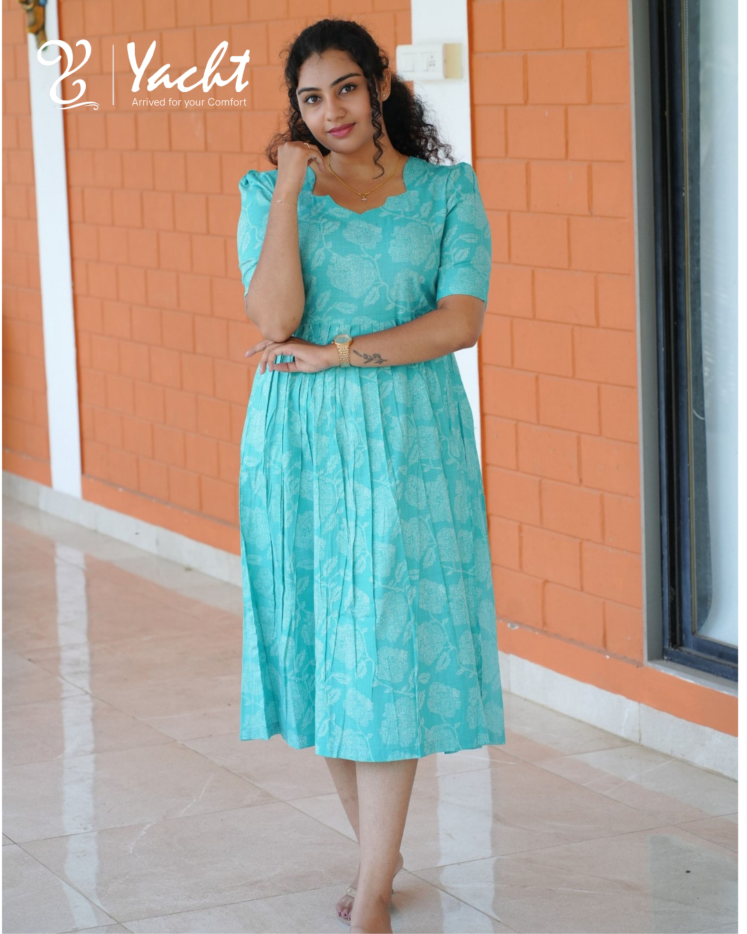 sky blue Elegance Maxi