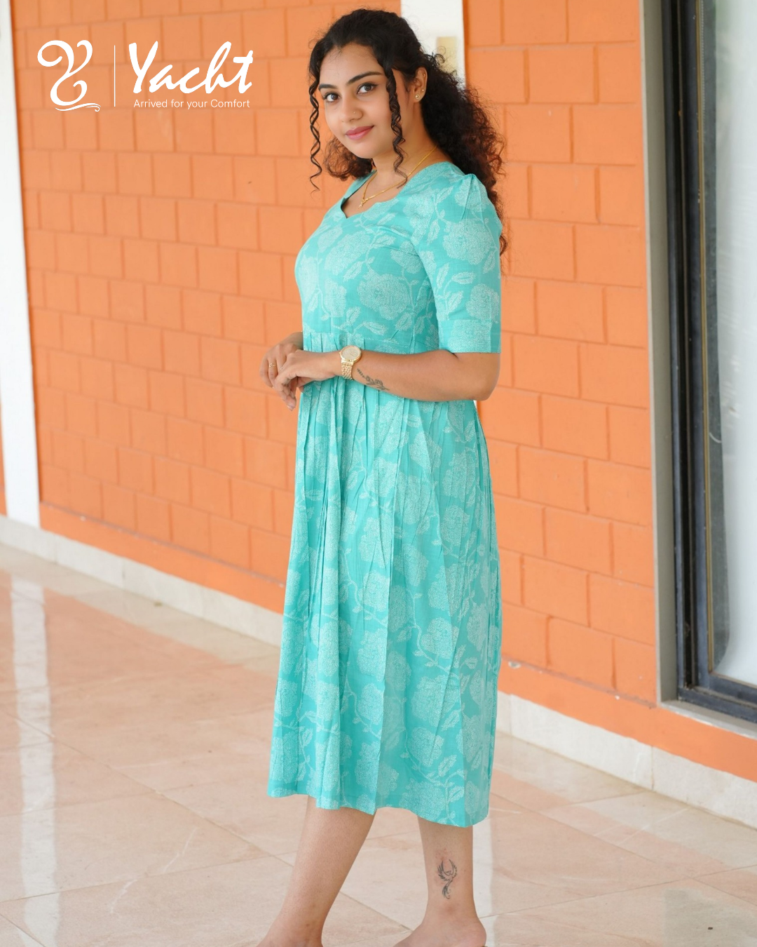 sky blue Elegance Maxi