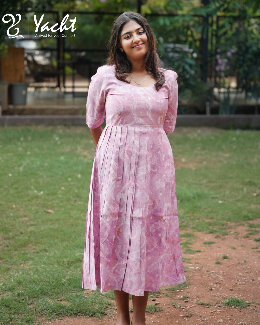 🌿 baby pink Mist Maxi