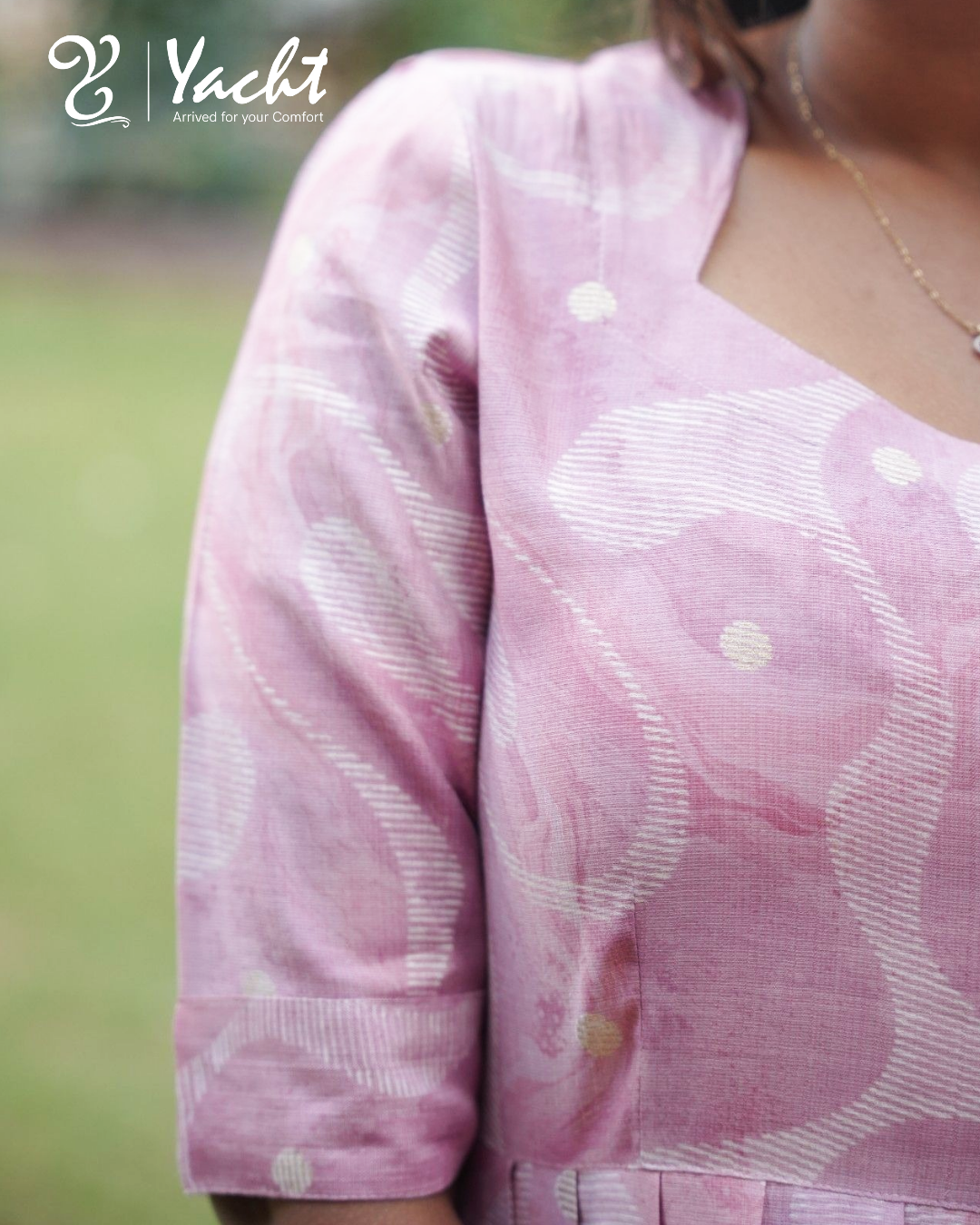 🌿 baby pink Mist Maxi