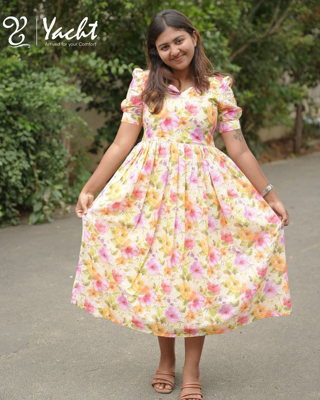 🌷 Haccoba Garden Charm Maxi