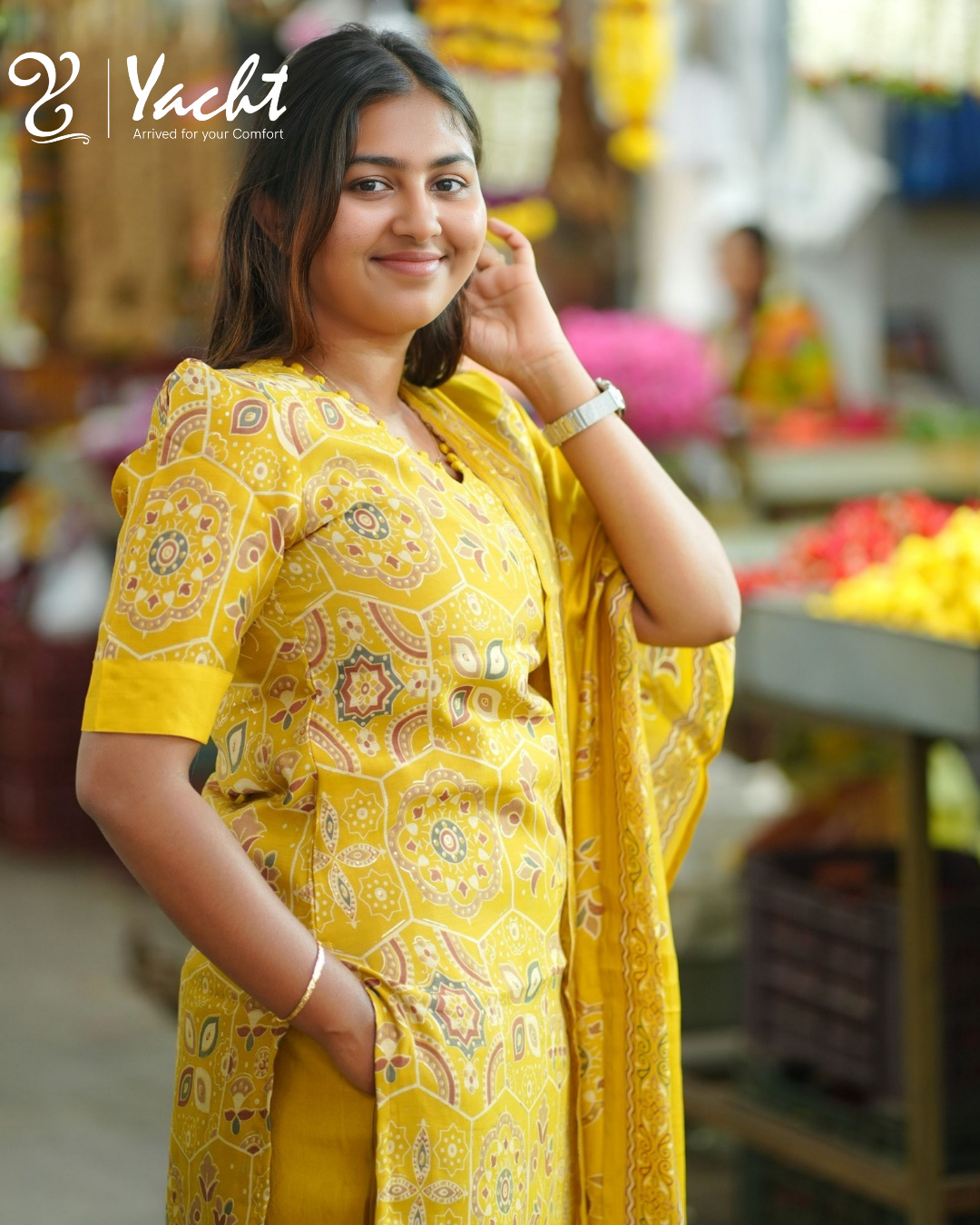 STYLISH YELLOW 3-PCS SET