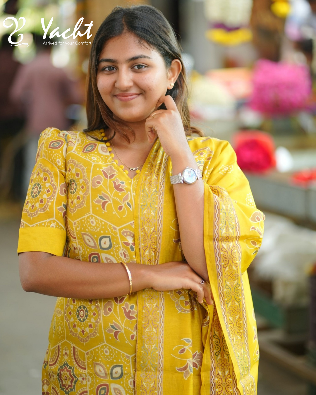 STYLISH YELLOW 3-PCS SET