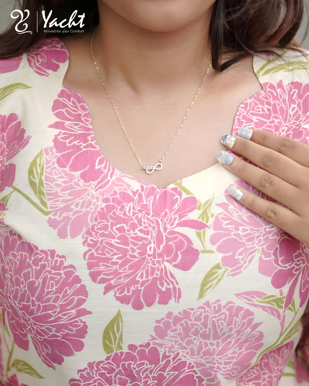 ✨ Rose Petal Charm Kurti ✨