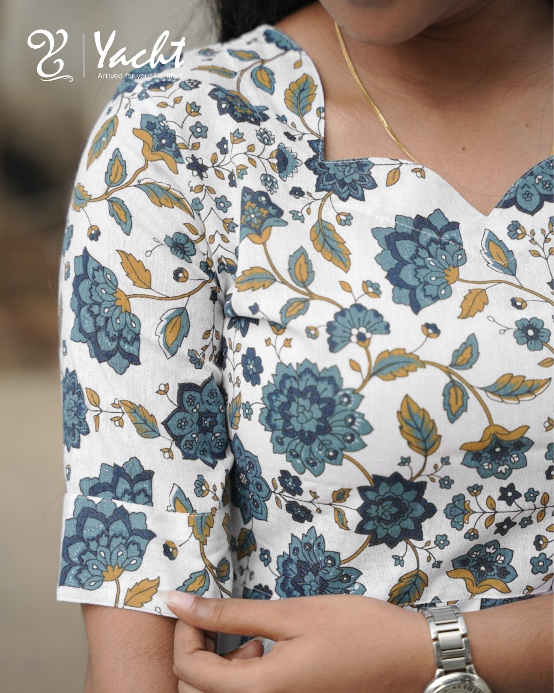 🌸 Grey Blossom Grace Maxi