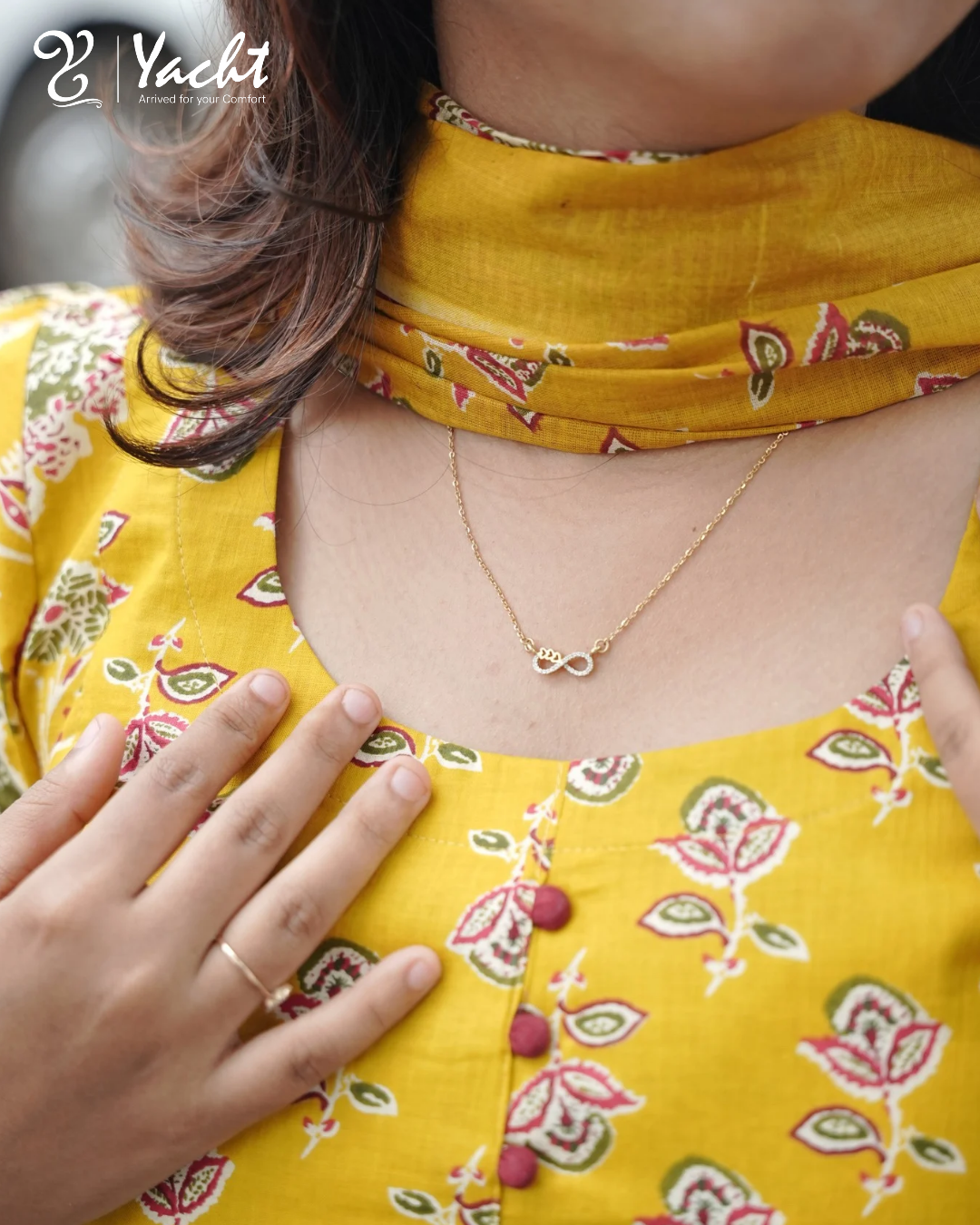 ✨ Sunlit Paisley Elegance Kurti Set