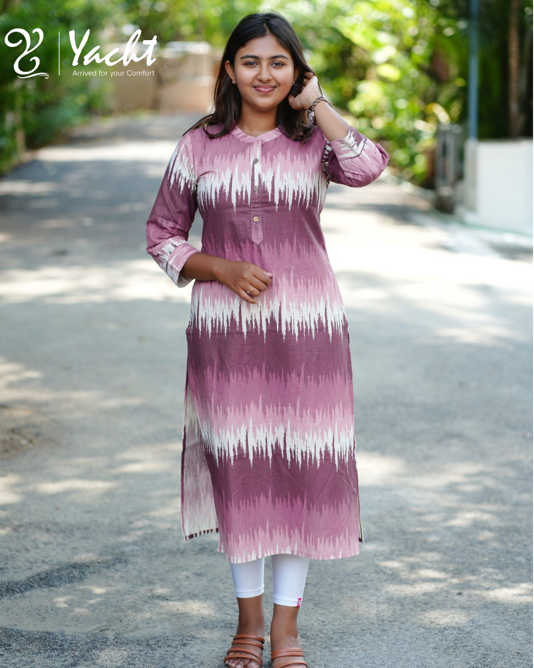 🍷 Burgundy Pixel Charm Kurti