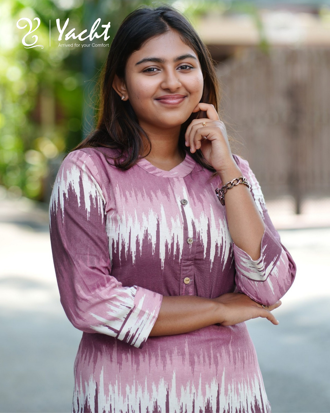 🍷 Burgundy Pixel Charm Kurti