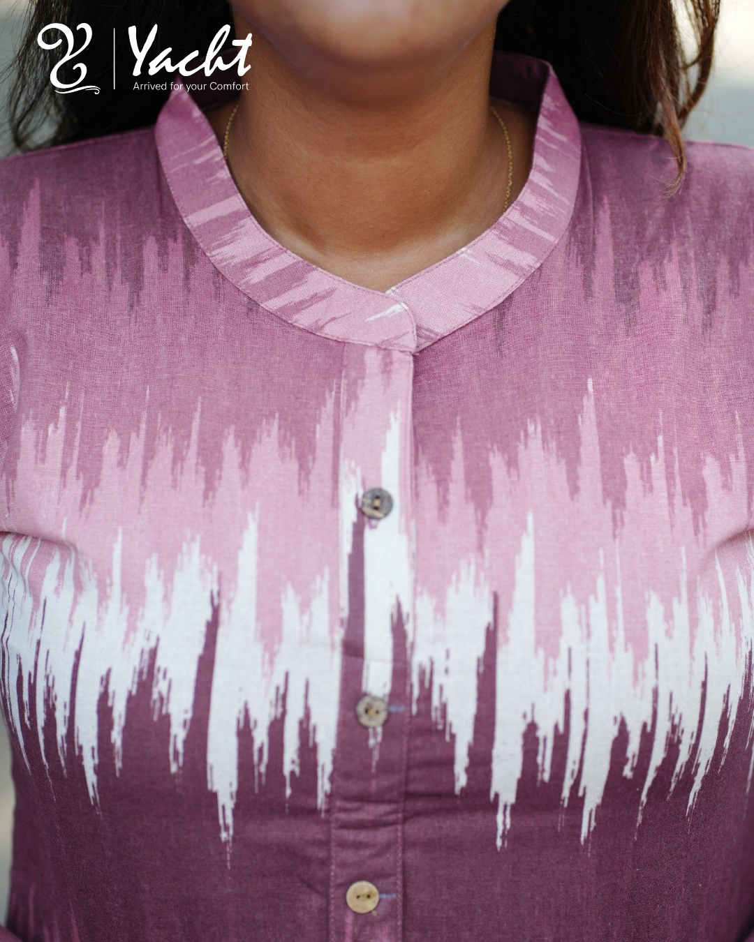 🍷 Burgundy Pixel Charm Kurti