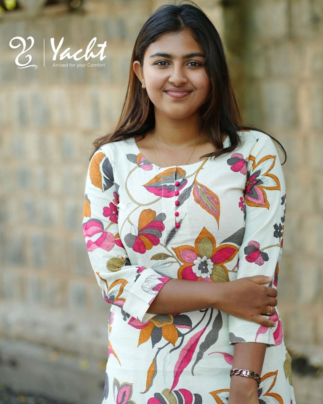 🌸 Meadow Petals Straight-Cut Kurti
