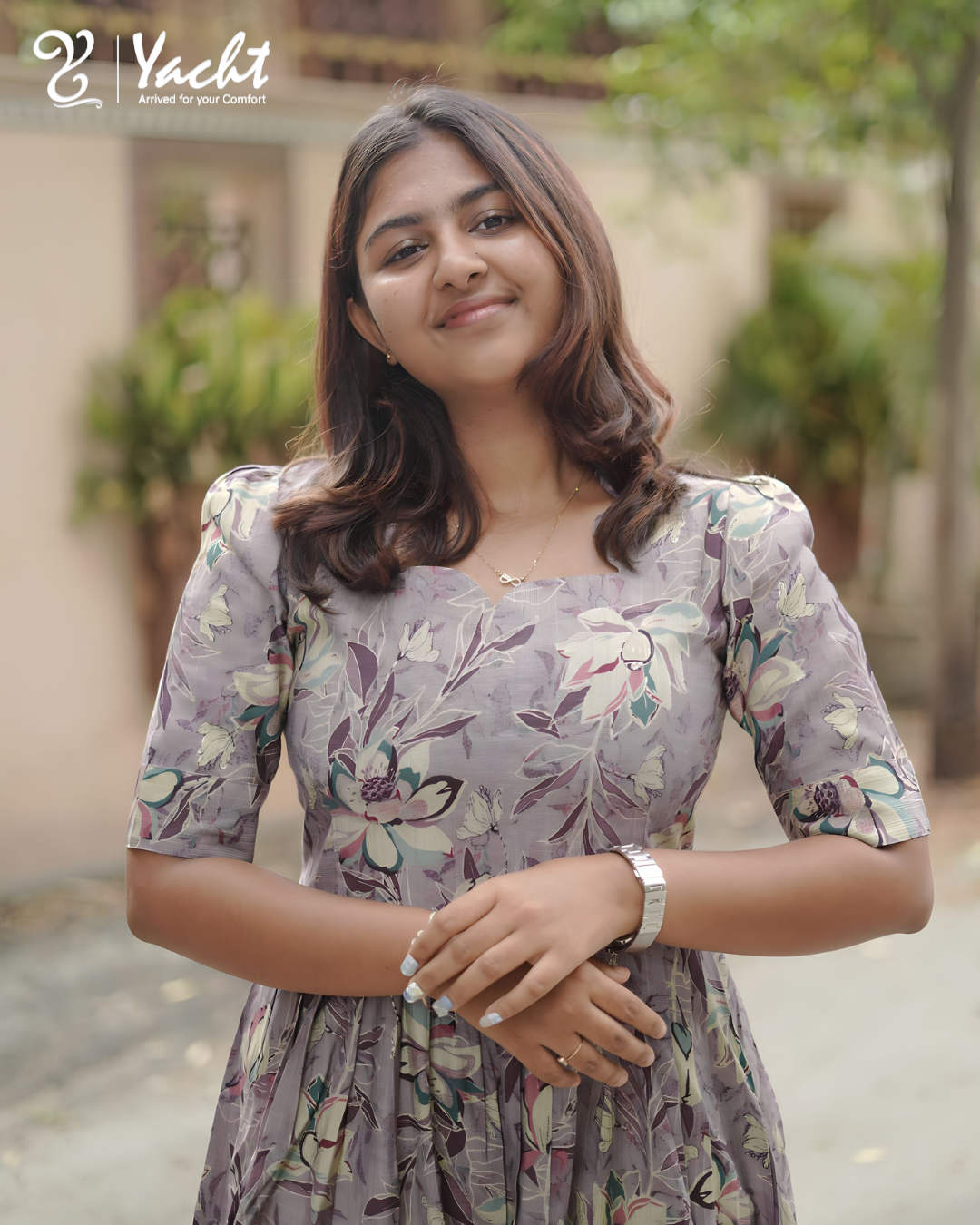 ✨ Lavender Bloom Anarkali Kurti ✨