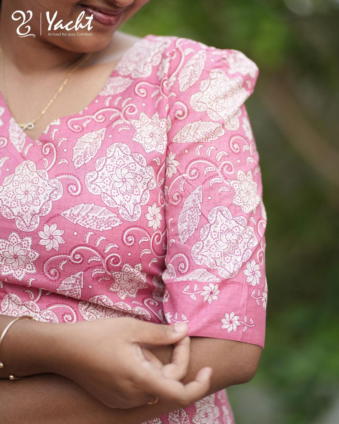 ✨ Blush Garden Kurti Set