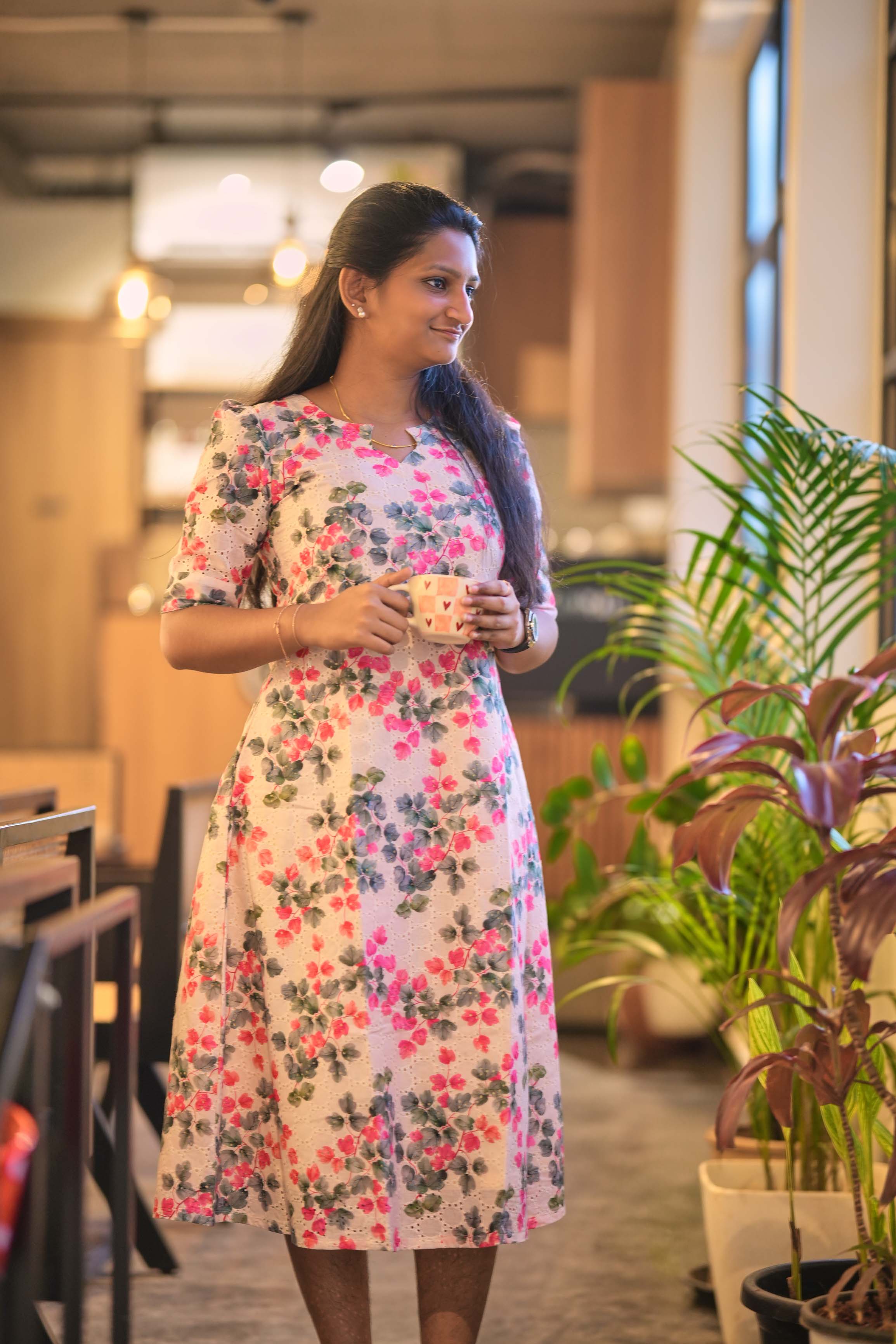 ''🪷 Blooming Grace A-Line Kurti&nbsp;