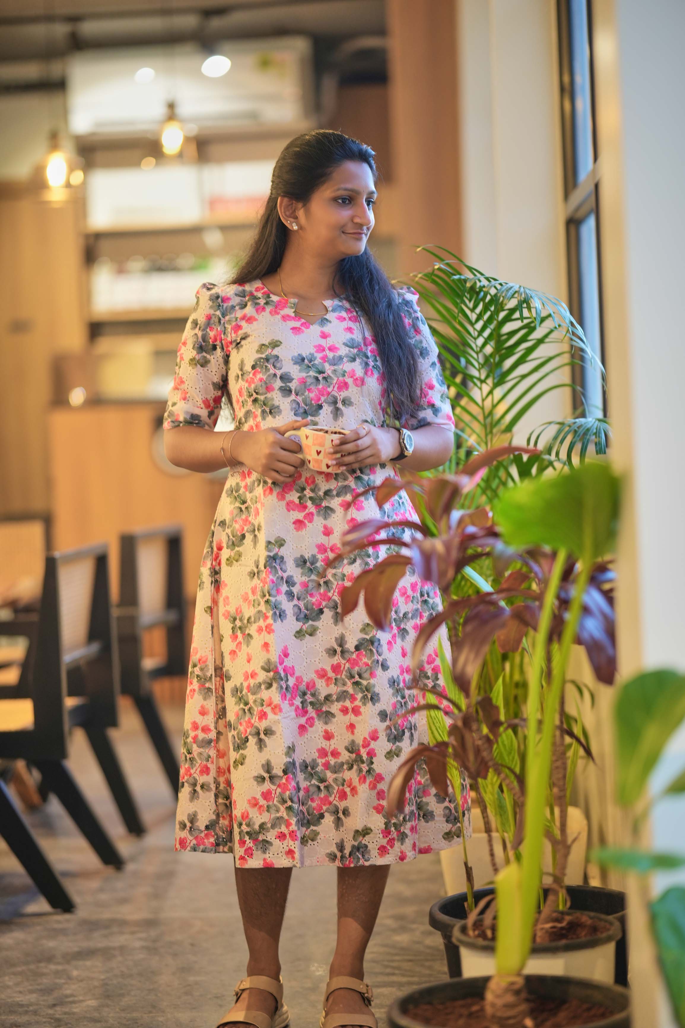 ''🪷 Blooming Grace A-Line Kurti&nbsp;