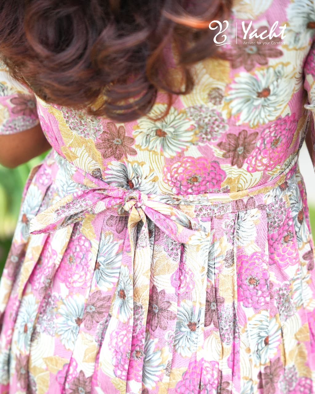 🌷Baby Pinck Bloom Flared Maxi