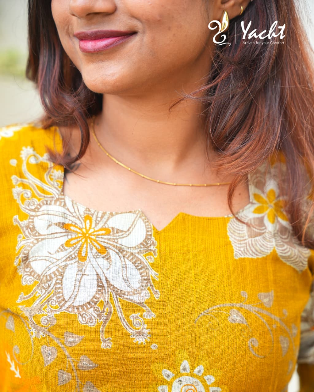 🌻Sunlit Bloom Straight Kurti