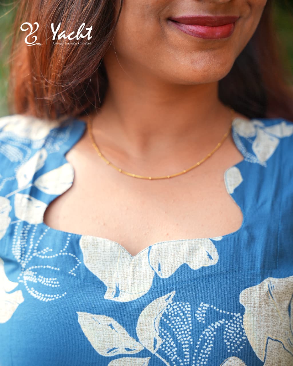 💙Midnight Bloom Flared Maxi