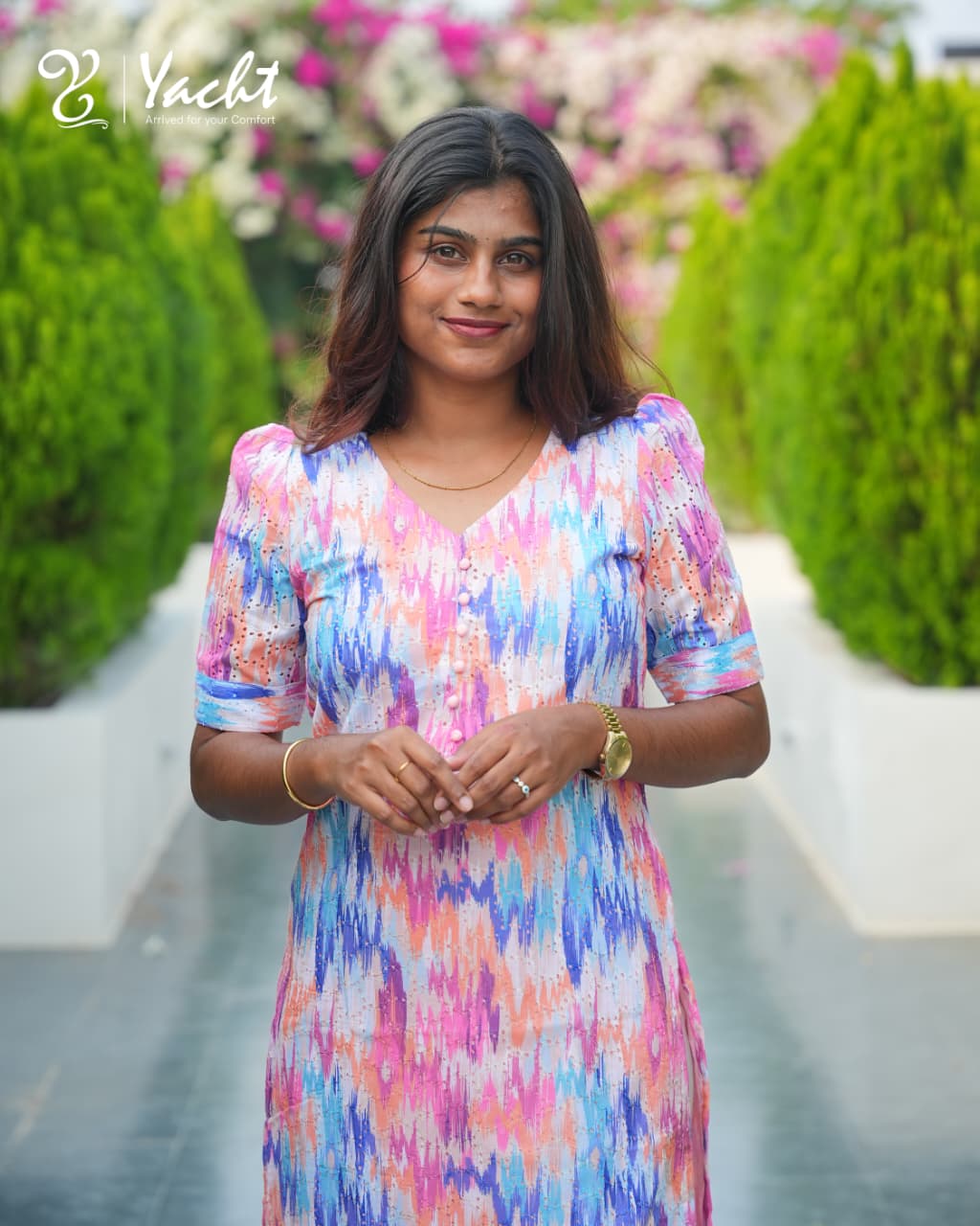 🌈Pastel Brushstroke Printed Kurti